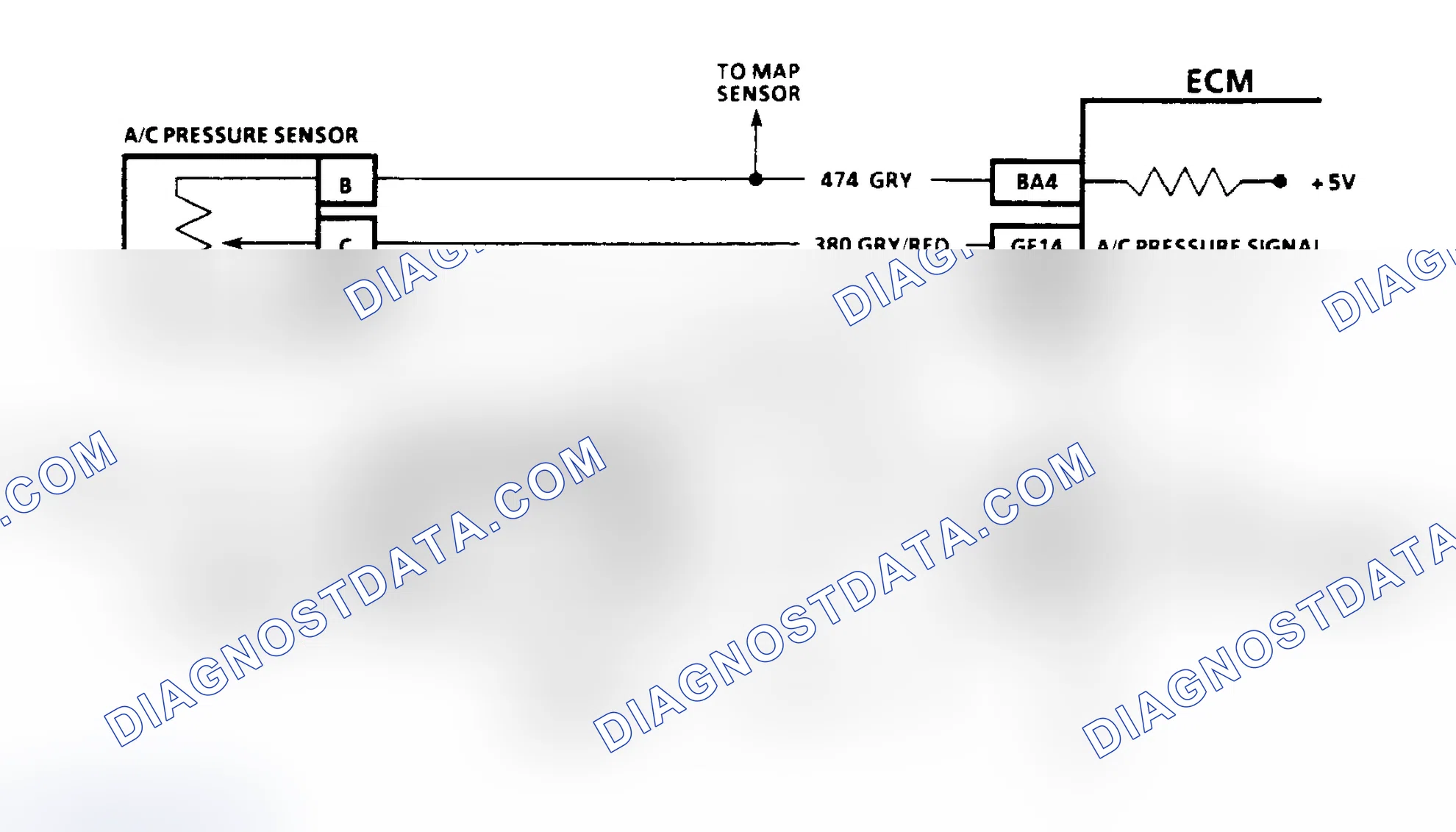 Scheme 156: Code 66, Schematic, A/C Pressure Sensor, "L" Body
