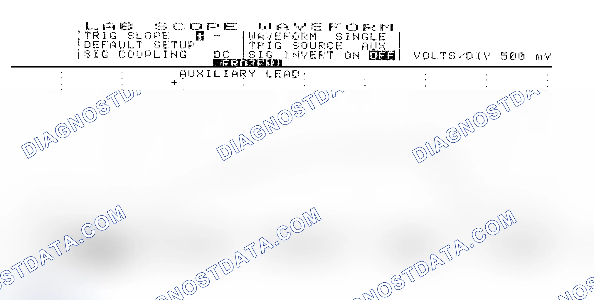 Scheme 14: Single Injector w/Excessive Current Flow - Current Pattern