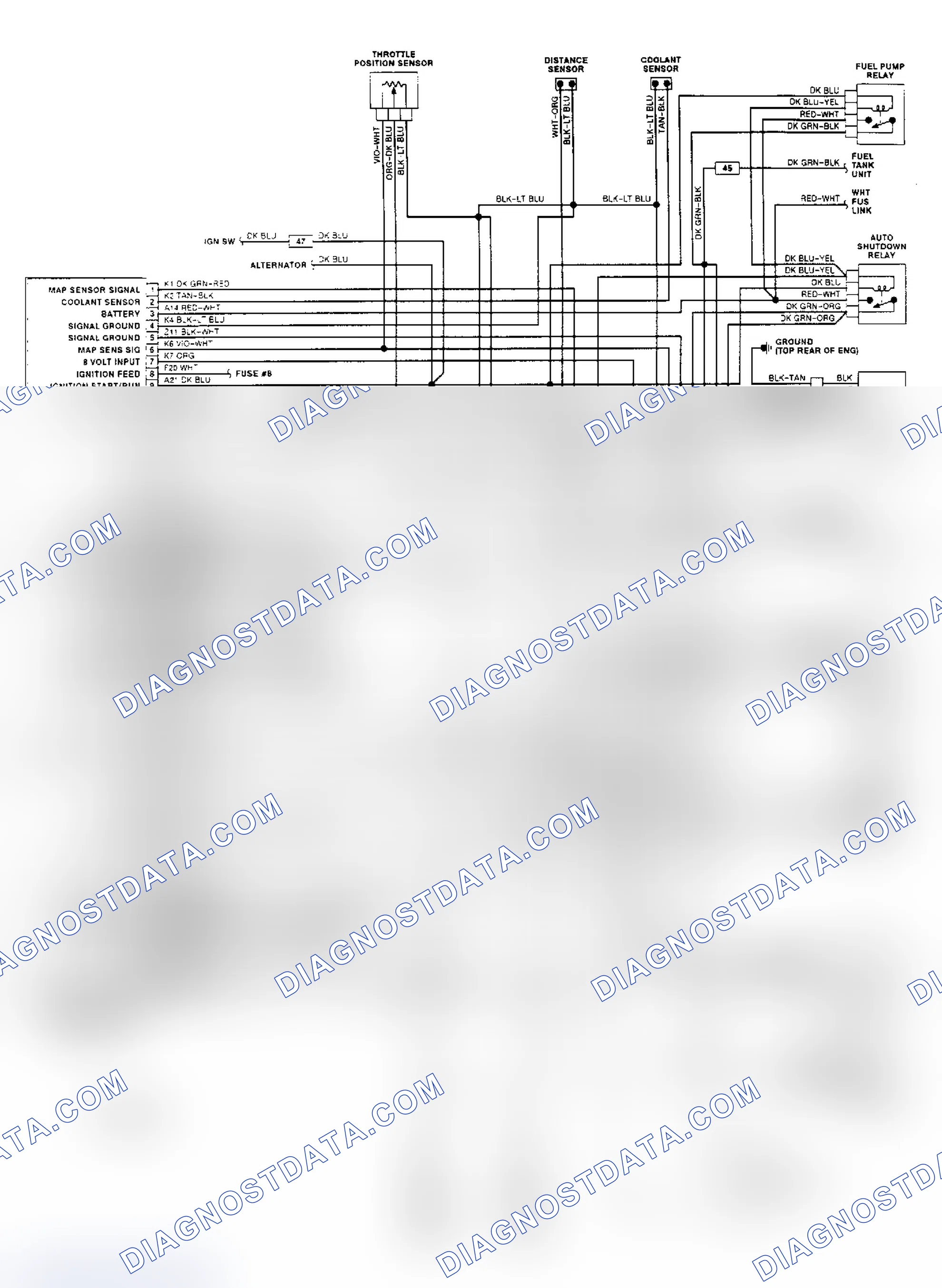 Scheme 111: Wiring Diagram (2.5L - FWD Van)