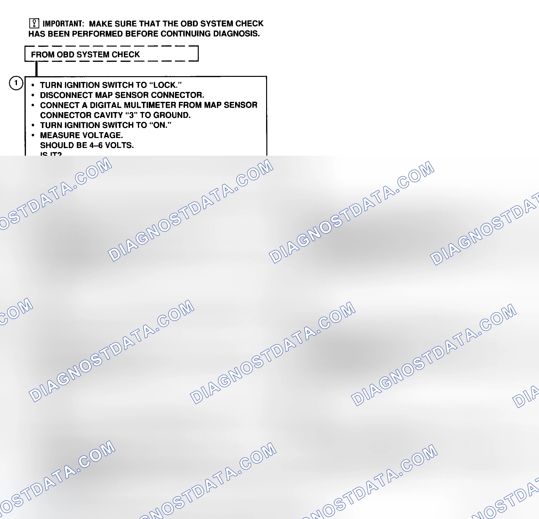 Scheme 46: CODE 31 - Flow Chart (Prizm) Manifold Absolute Pressure Sensor, Open Or Shorted Circuit