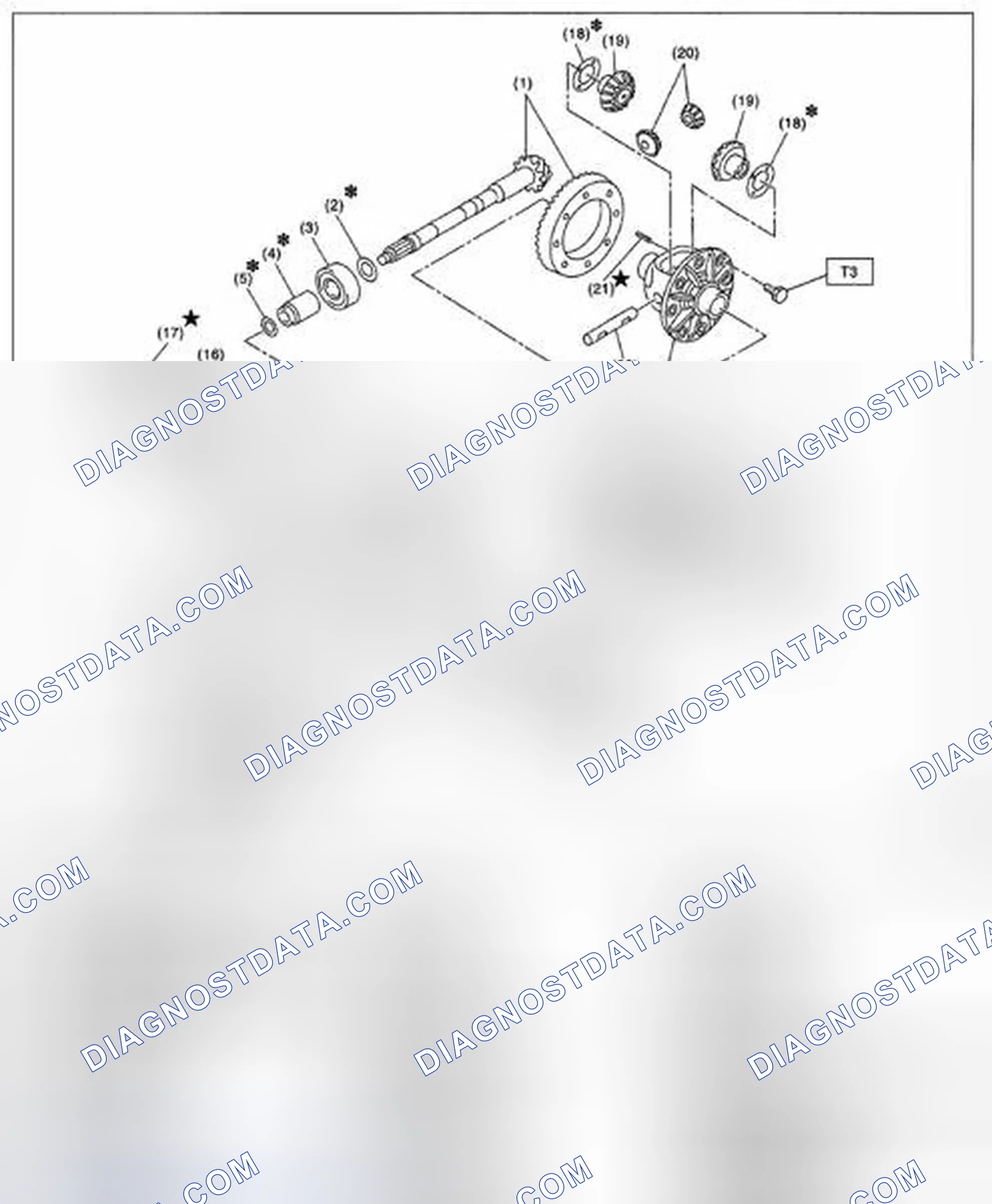Scheme 79: REAR DIFFERENTIAL (VA1-TYPE)