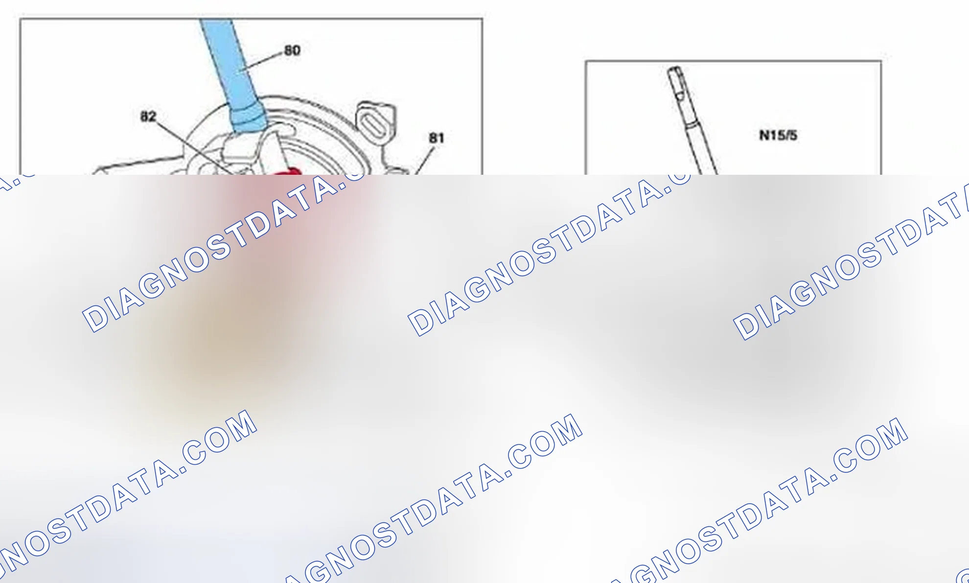 Scheme 72: Identifying Selector Lever, Spring Body And Electronic Selector Lever Control Module