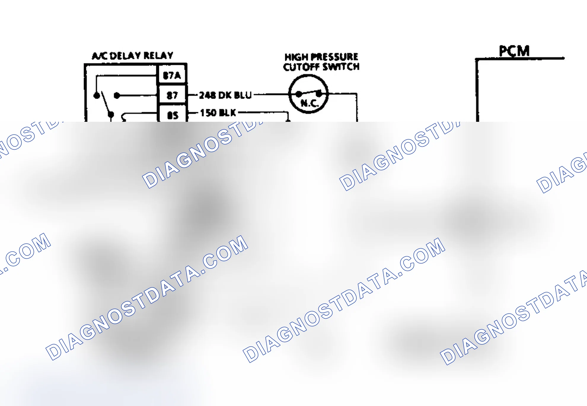 Scheme 234: Chart C-10 Schematic (4.3L (VIN W & Z) "S" & "T" Series A/T & 4.3L (VIN W) "T" Series M/T A/C Compressor Clutch Circuit Diagnosis