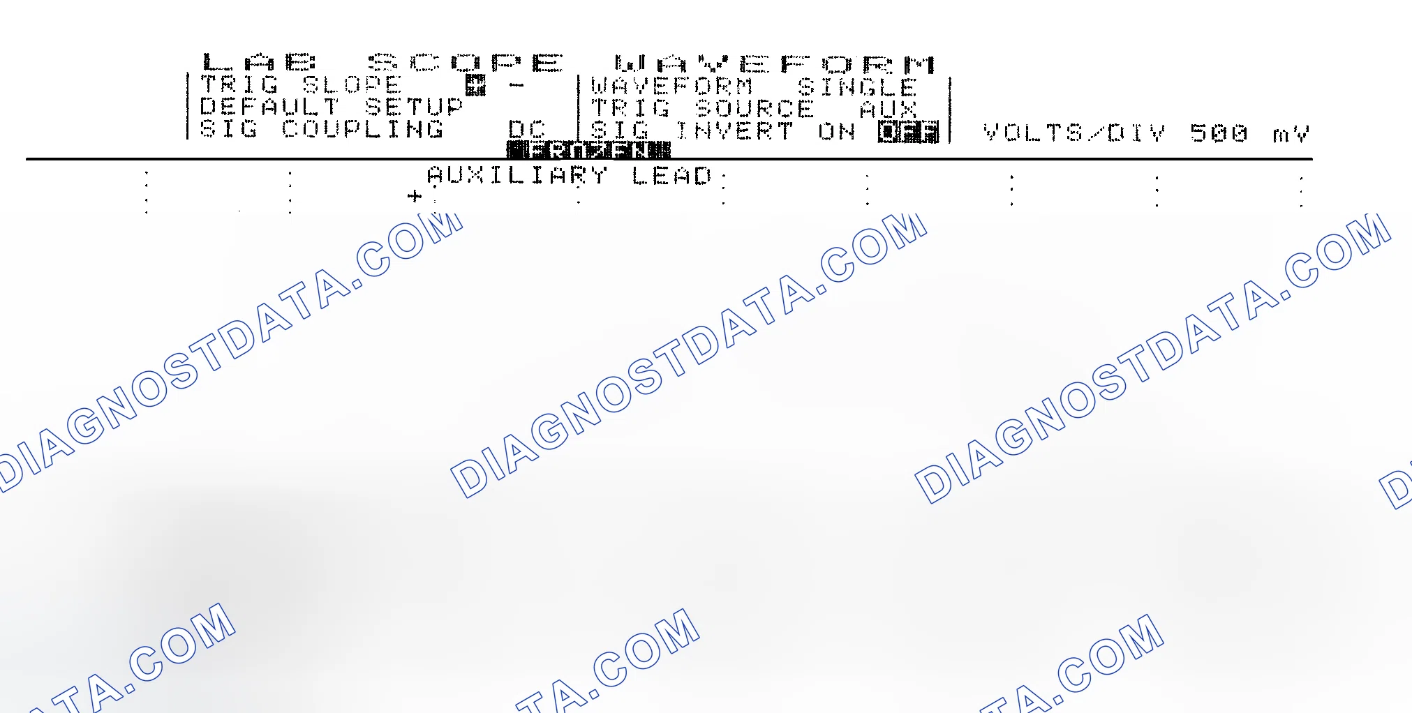 Scheme 14: Single Injector w/Excessive Current Flow - Current Pattern