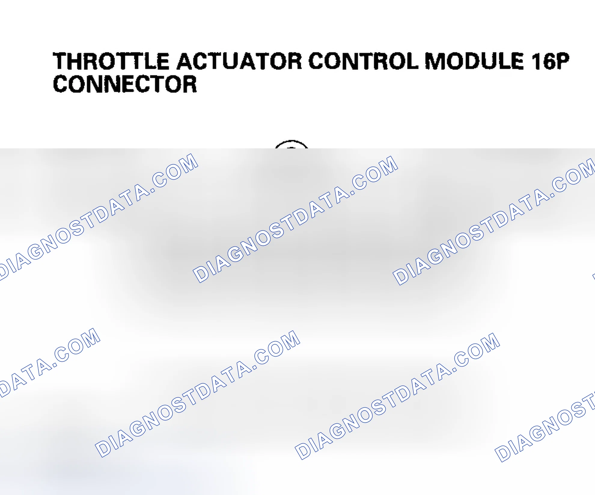 Scheme 599: DTC P2118: Throttle Actuator Current Range/Performance Problem