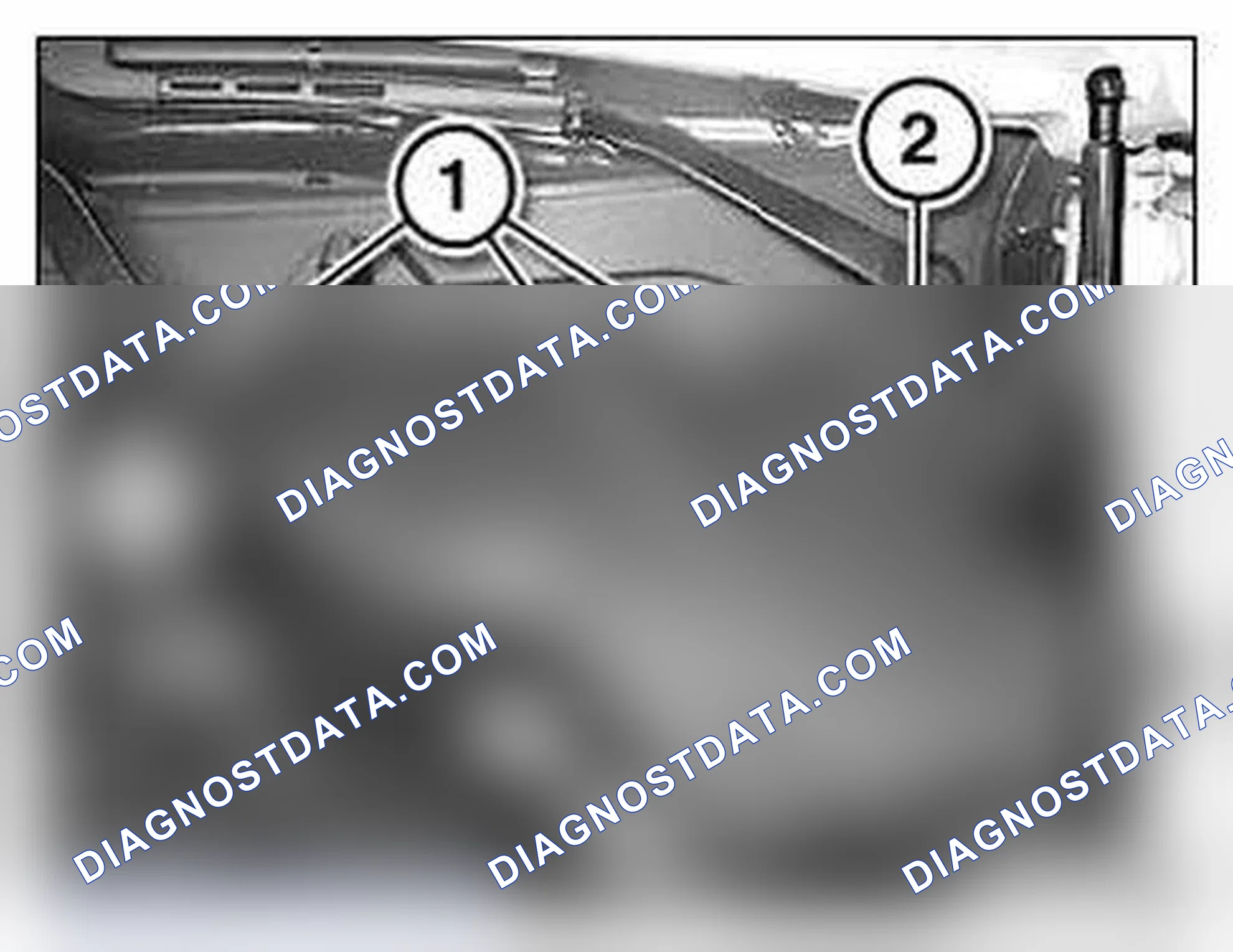 Scheme 64: 64 31 072 Removing and installing/replacing left upper microfilter housing section