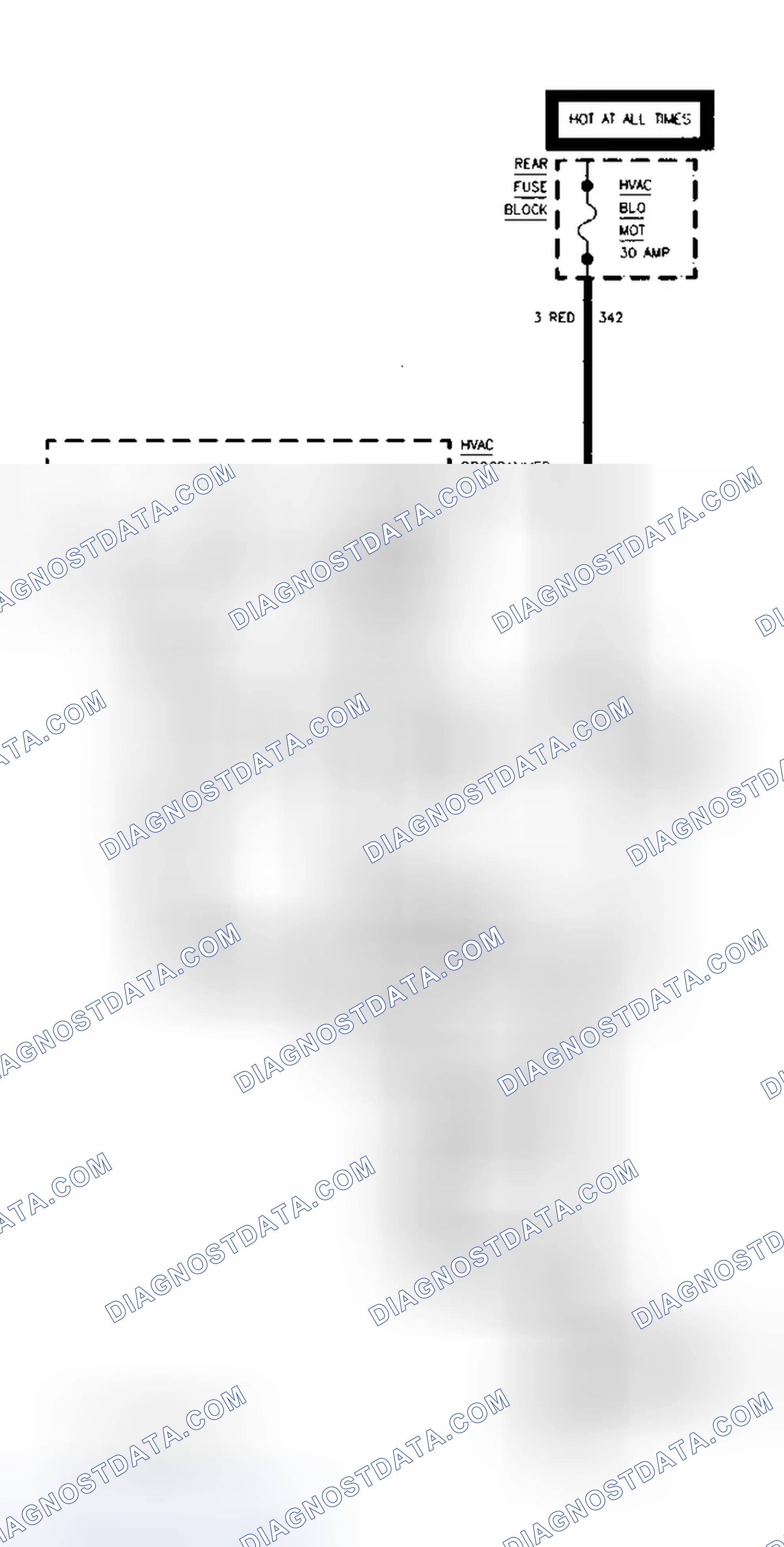 Scheme 13: CHART A - BLOWER OPERATES ON HIGH SPEED ONLY