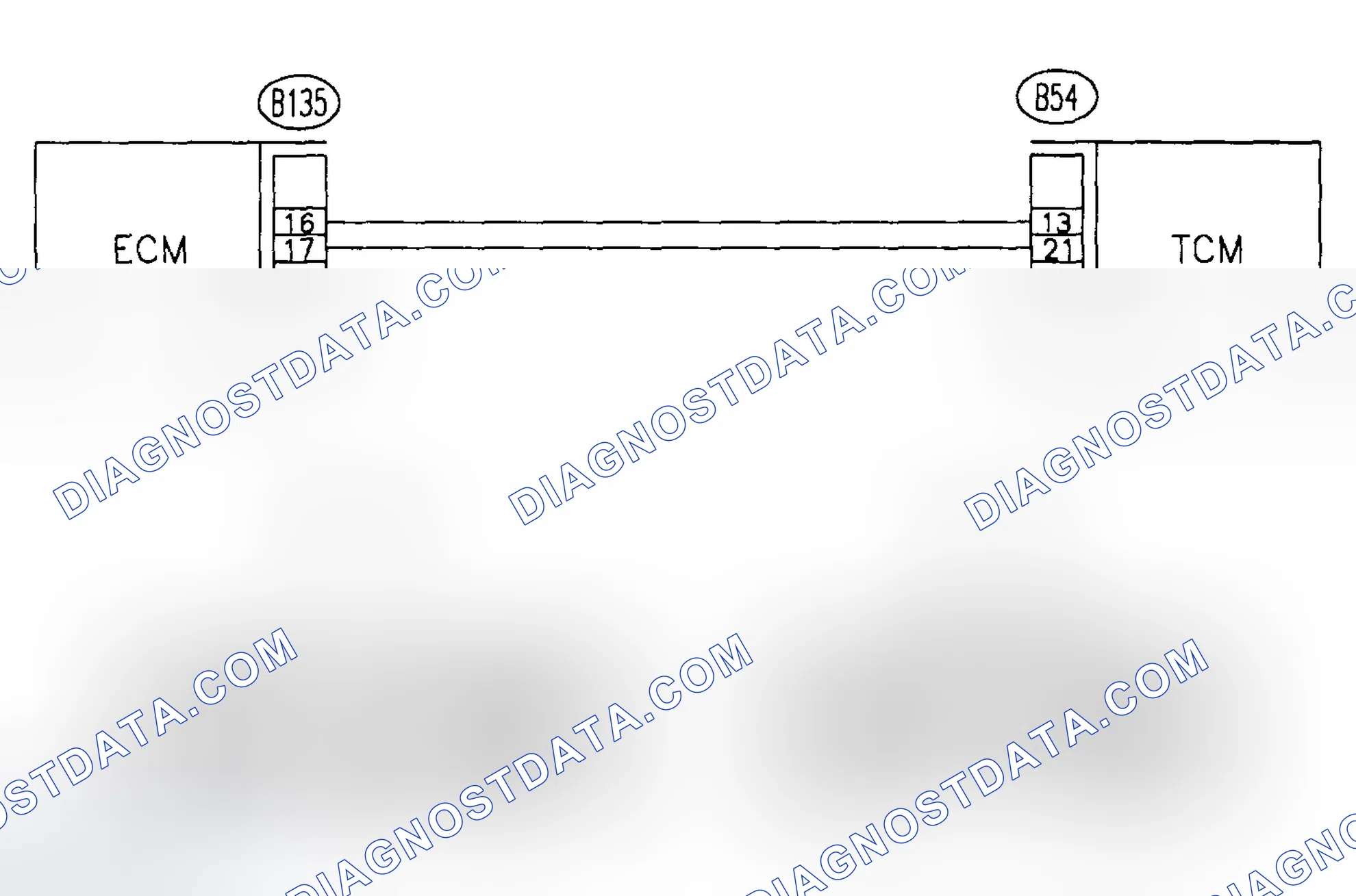 Scheme 469: Signal Circuit Between ECM & TCM Torque Control Signal
