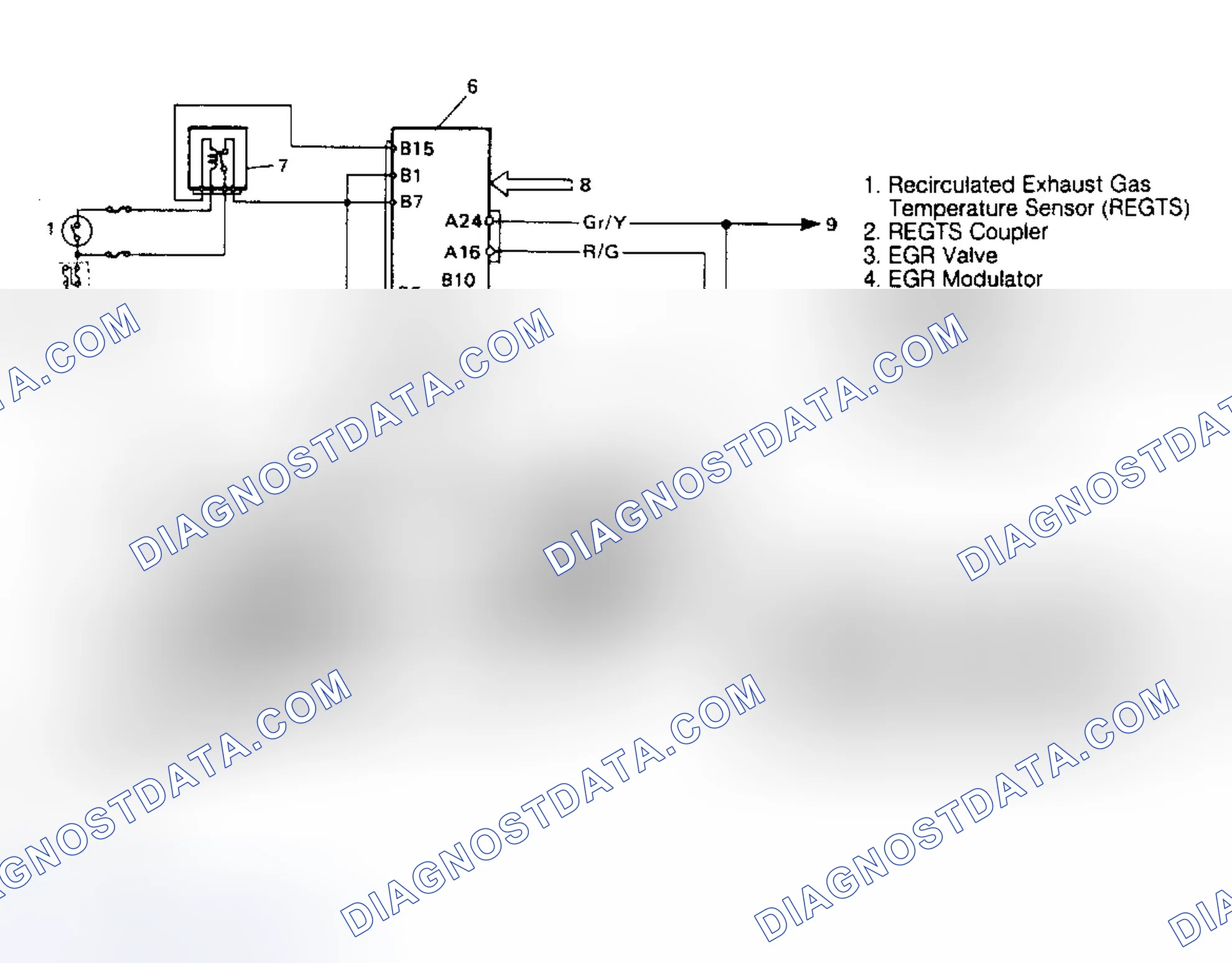 Scheme 50: CODE 51 - EGR SYSTEM CIRCUIT CHECK - CALIFORNIA