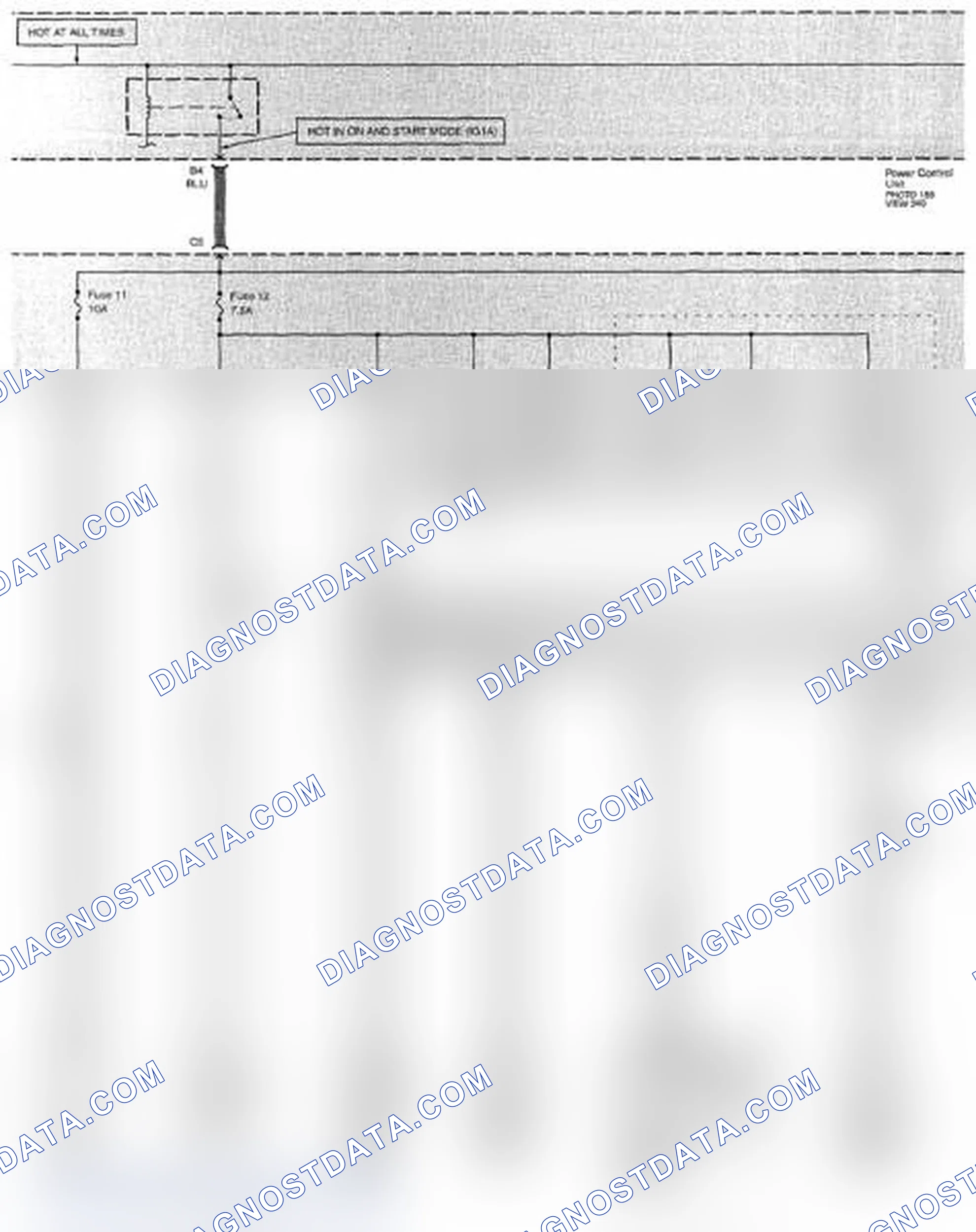 Scheme 114: Power Distribution Circuit Diagram - Keyless Access (Page 10-31)
