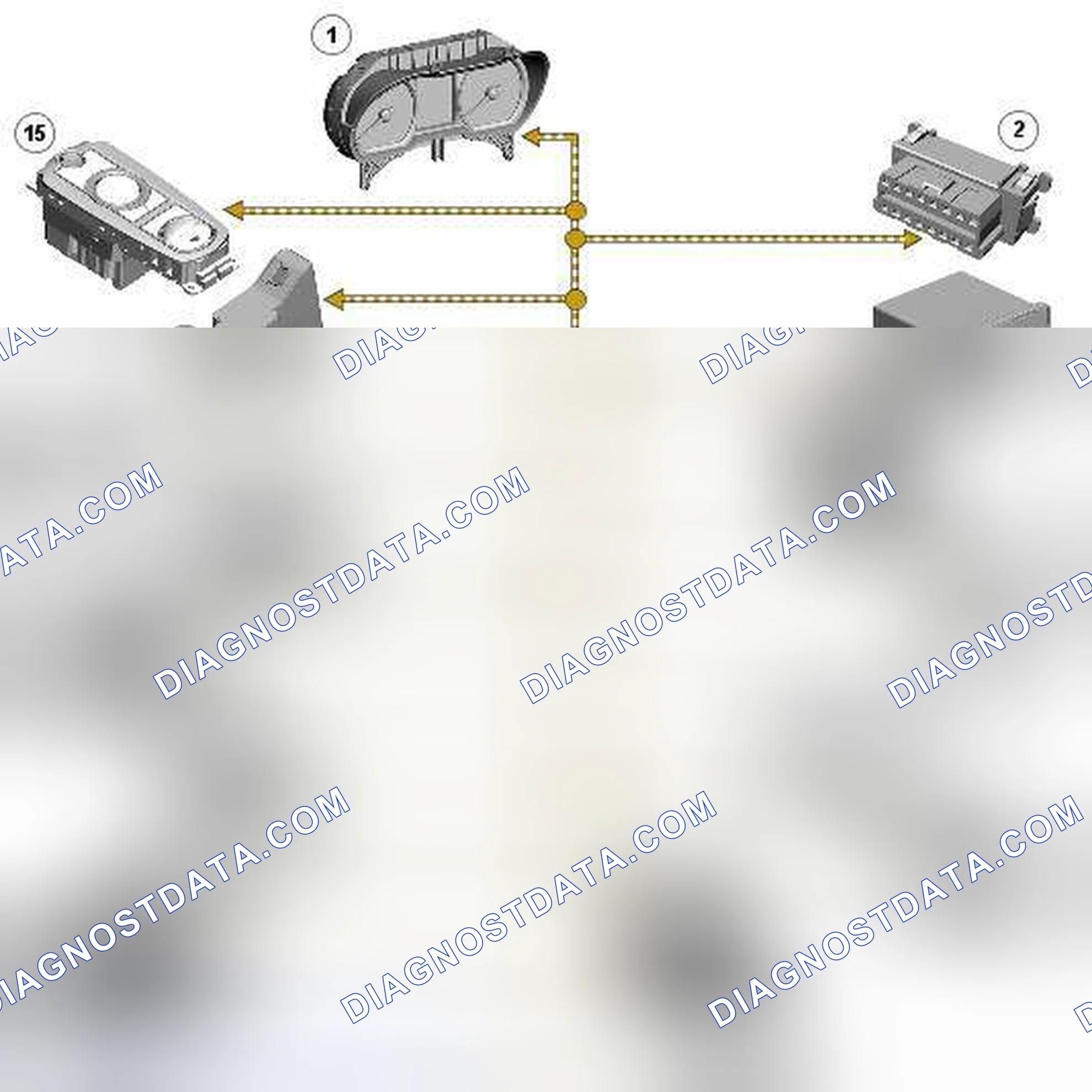 Scheme 19: CONTROL DIAGRAM - HIGH SPEED CAN BUS