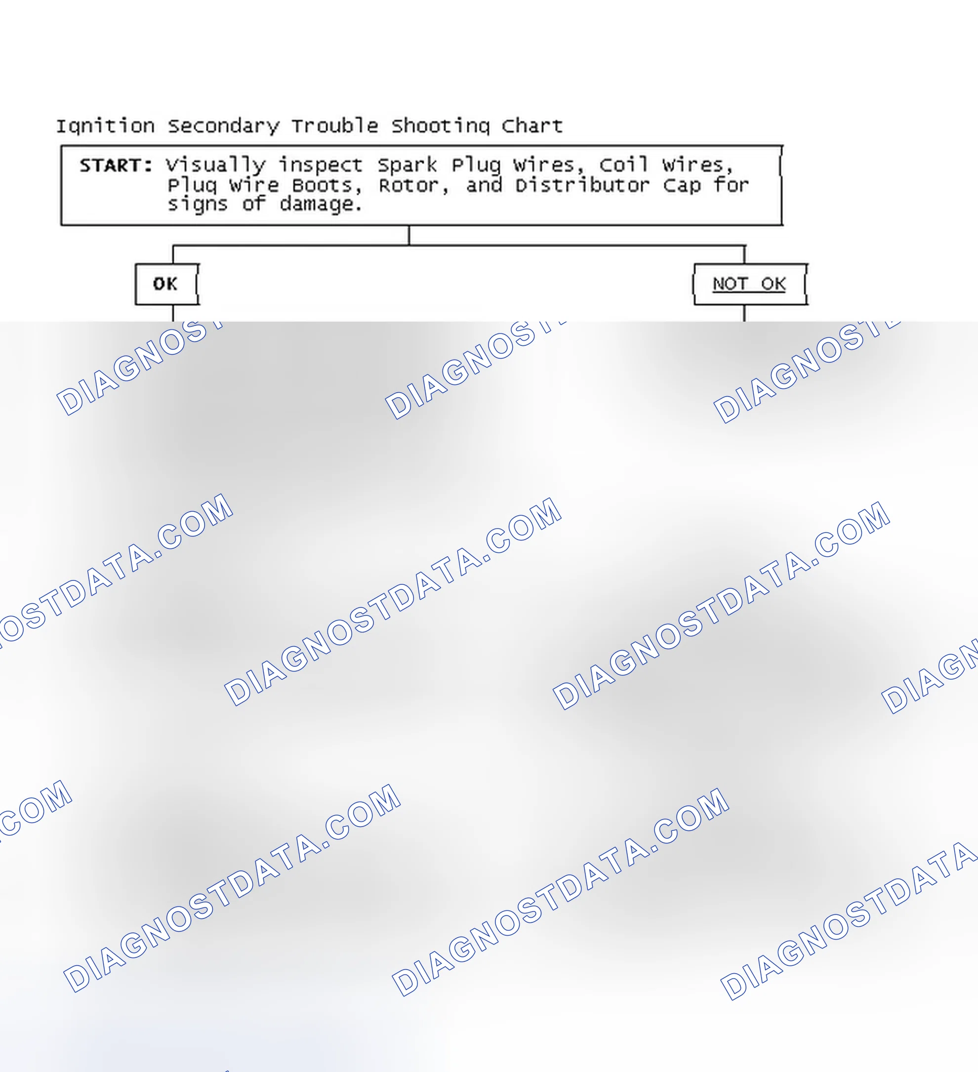 Scheme 1: Ignition Secondary Trouble Shooting Chart