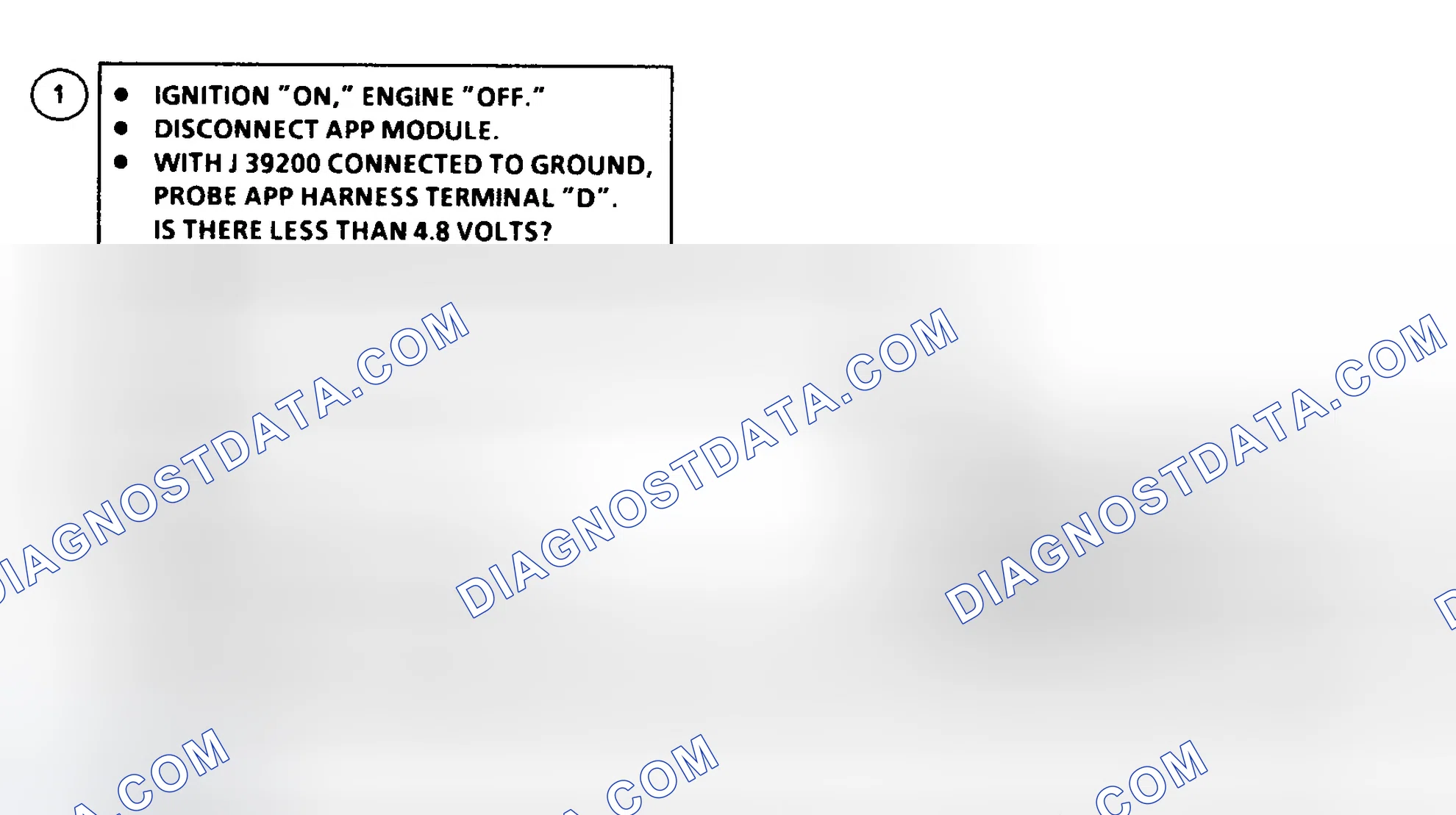 Scheme 222: DTC 99 Flow Chart ("C" & "K" Series) APP No. 2 (5-Volt Reference Fault)