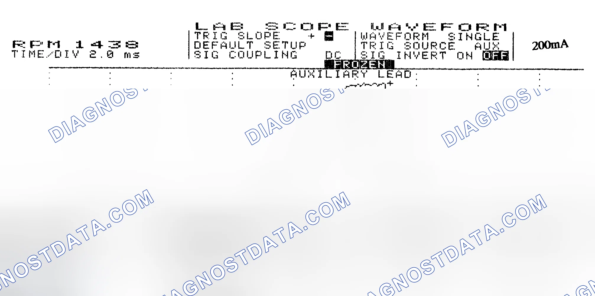 Scheme 15: Single Injector w/Normal Current Flow - Current Pattern