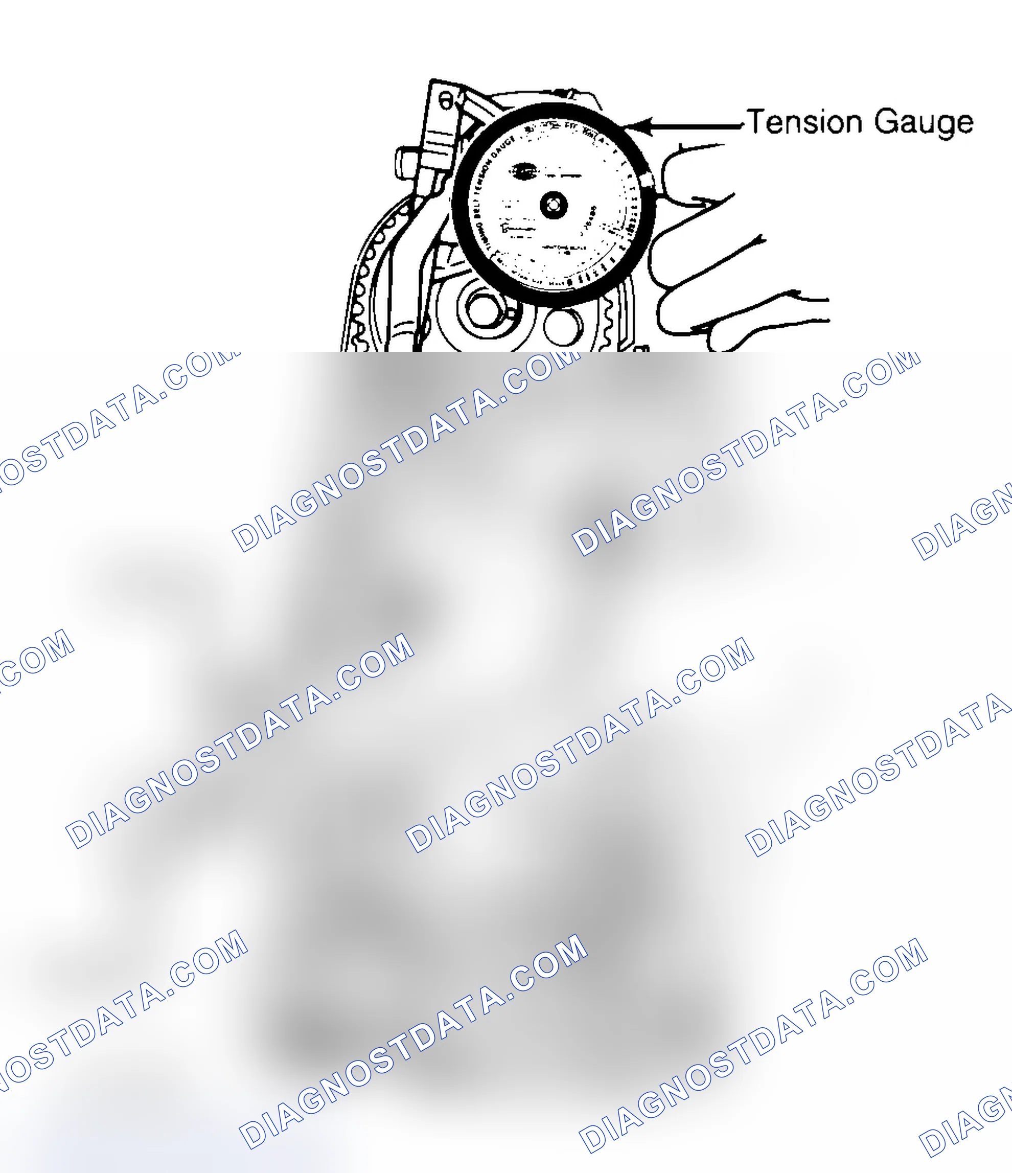 Scheme 28: Adjusting Typical Timing Belt Tension