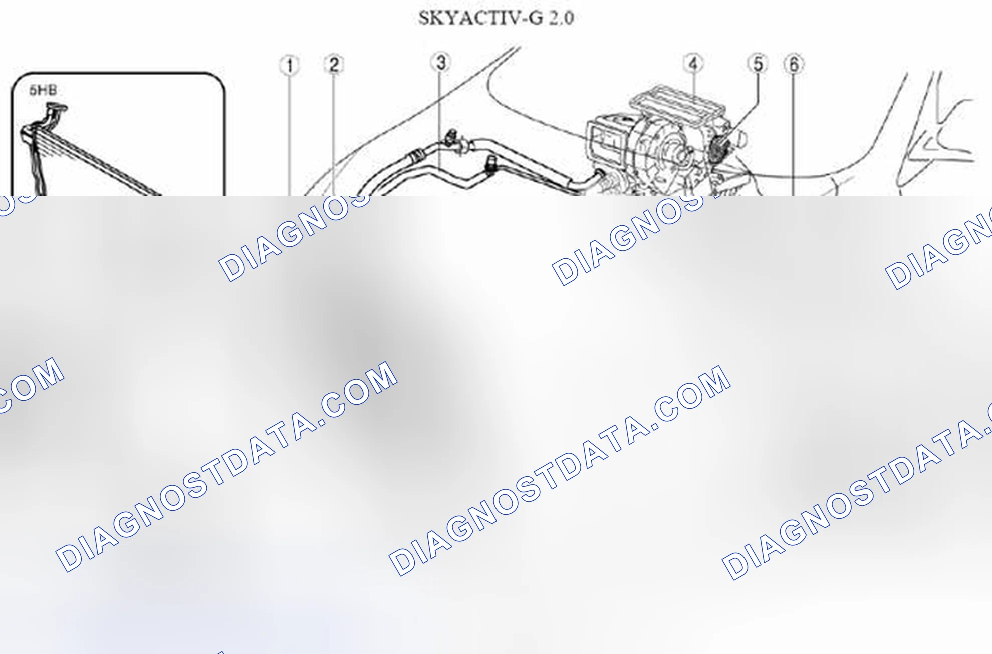 Scheme 64: Identifying HVAC Basic System Components Location - SKYACTIV-G 2.0