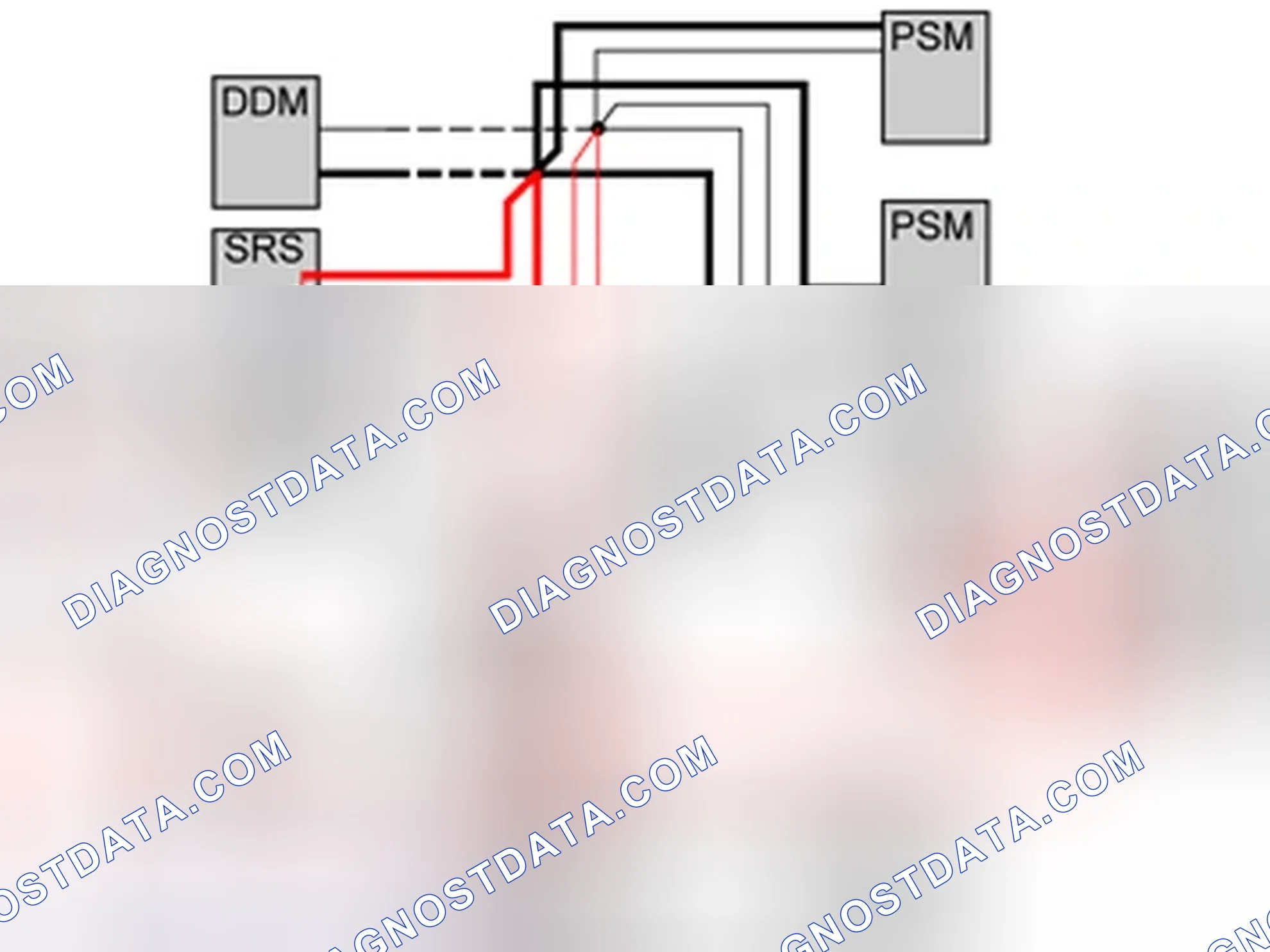 Scheme 89: Resistance measurement in low-speed net LS CAN (Low Speed), example