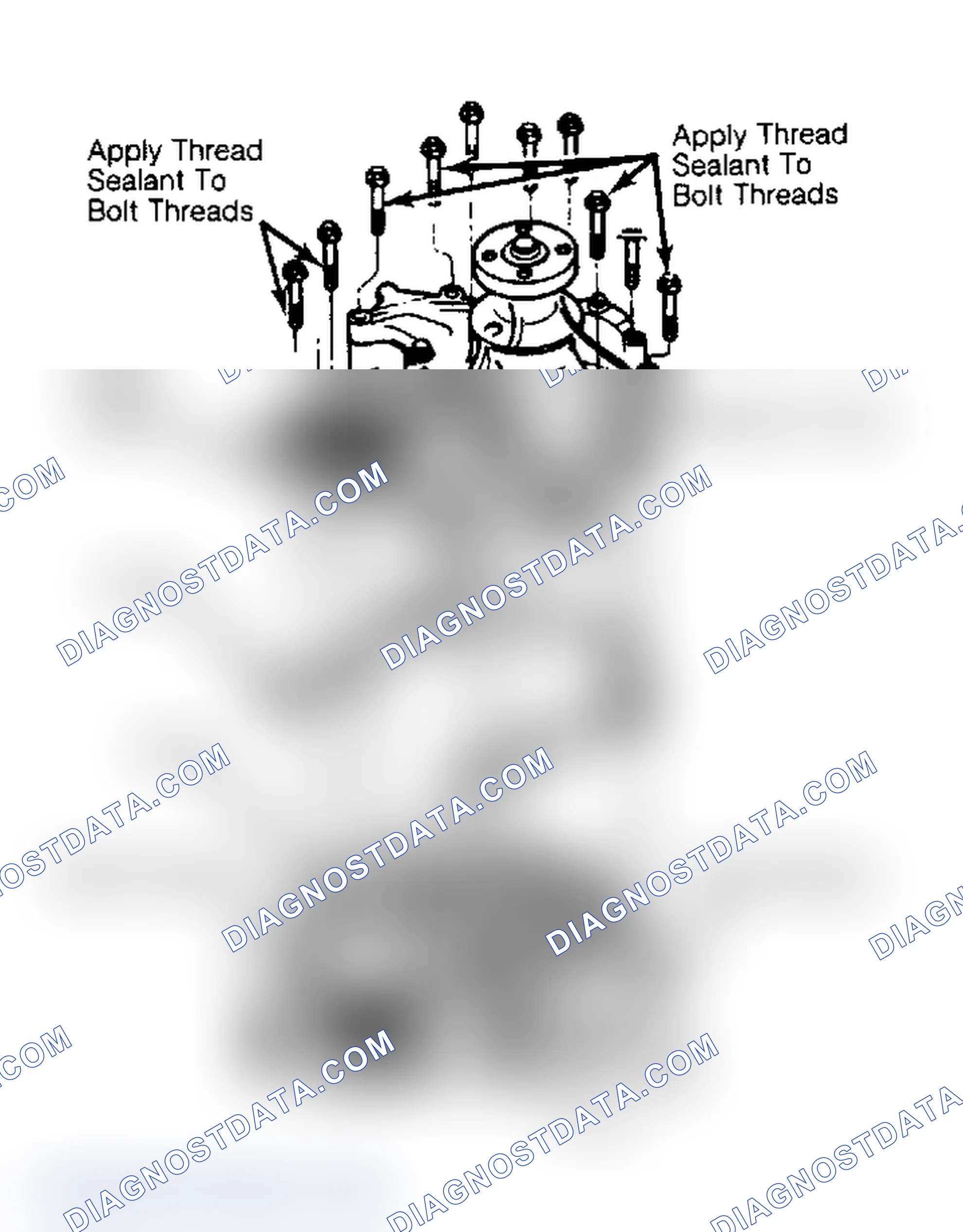 Scheme 12: Exploded View of Timing Cover