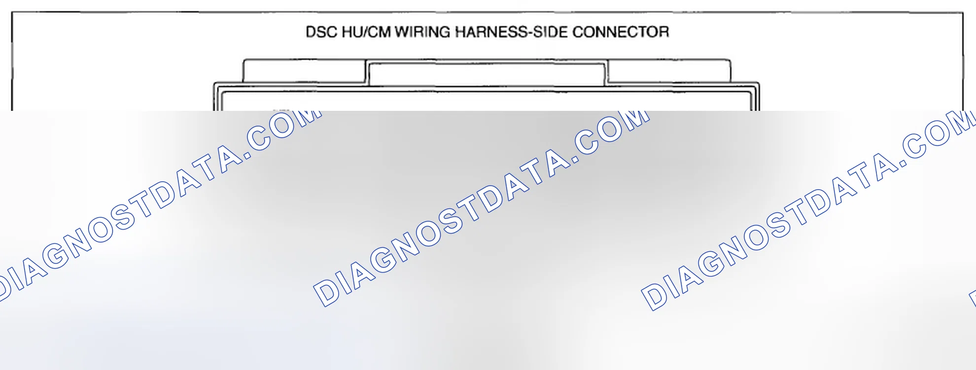 Scheme 12: Identifying DSC HU/CM Wiring Harness Side Connector