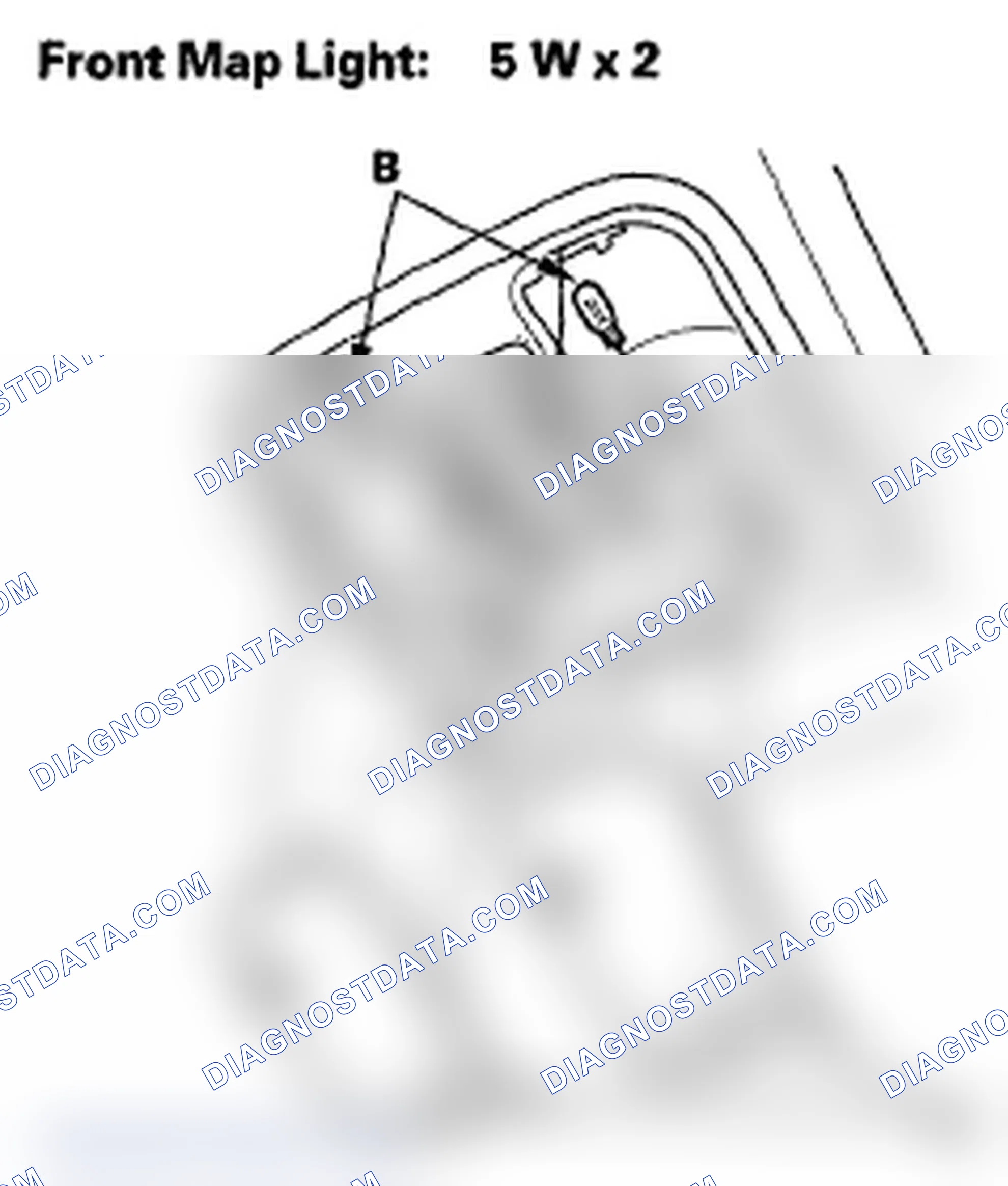 Scheme 7: Front Individual Map Light Replacement