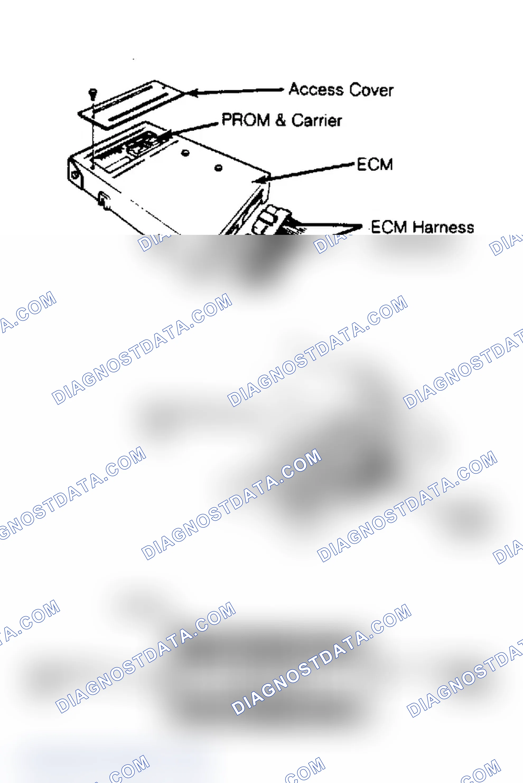 Scheme 2: Replacing PROM in Electronic Control Module Always use PROM removal tool when replacing PROM.