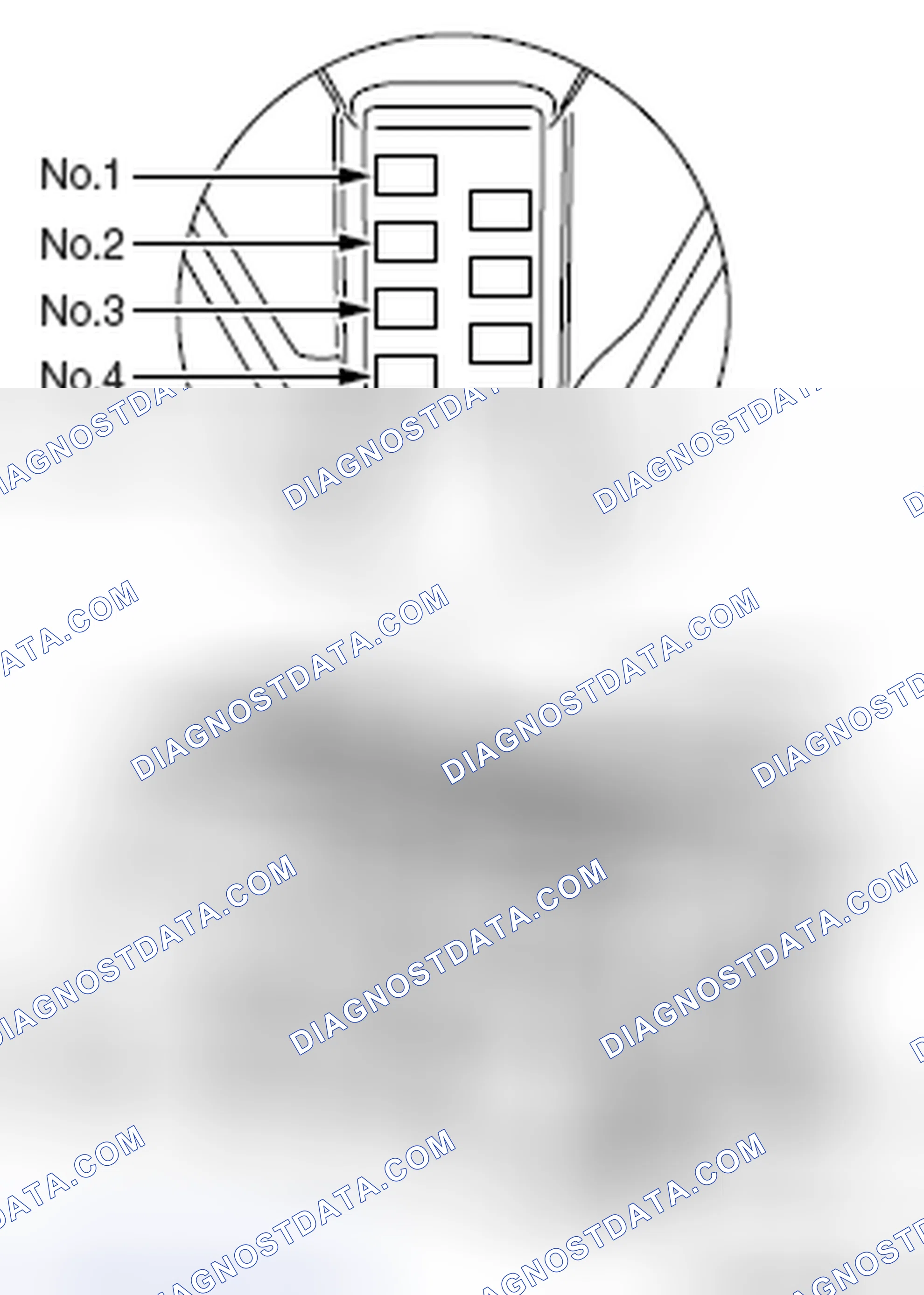Scheme 215: >> C << CRANKSHAFT BEARING UPPER INSTALLATION