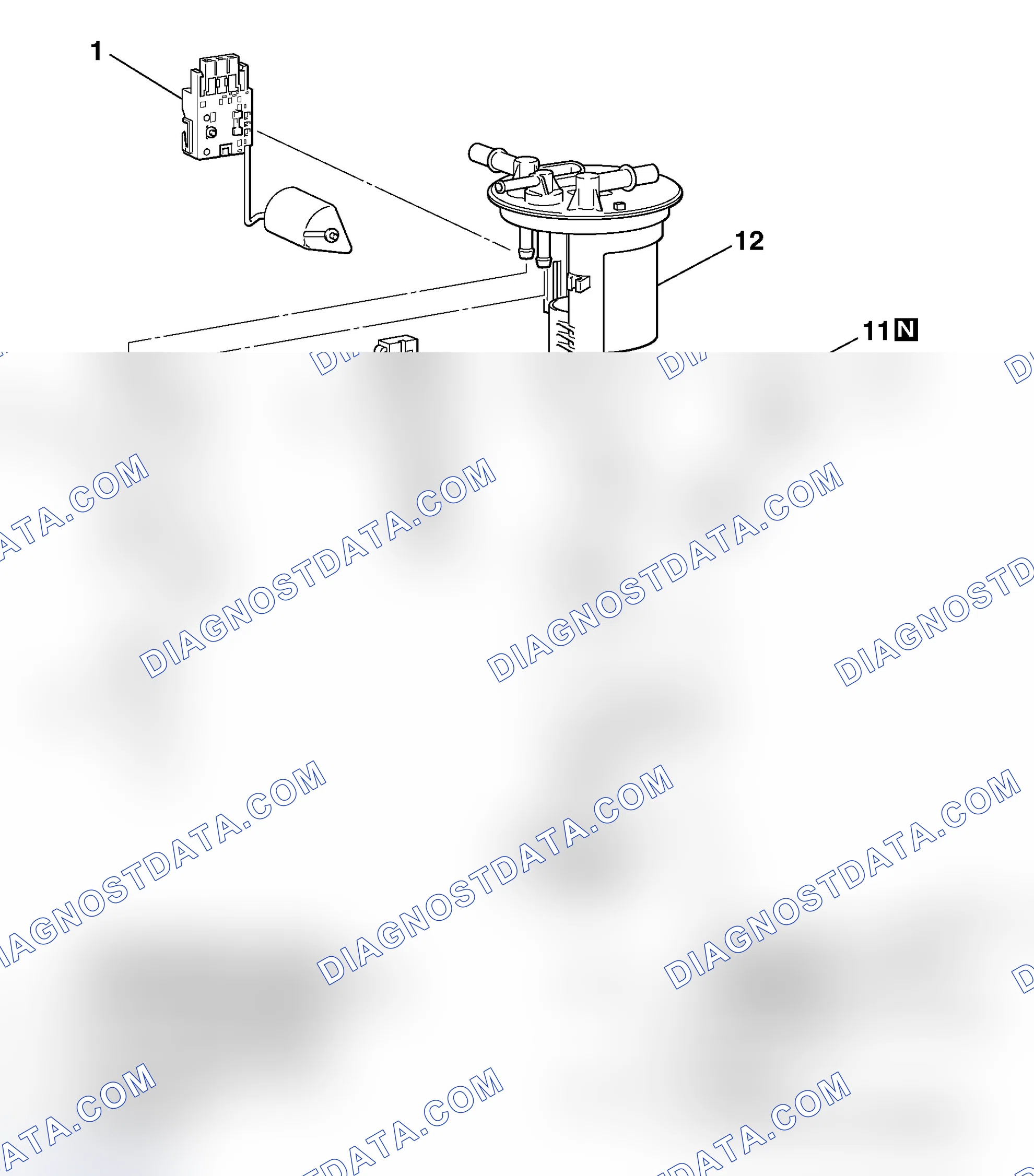 Scheme 58: < FUEL PUMP MODULE >
