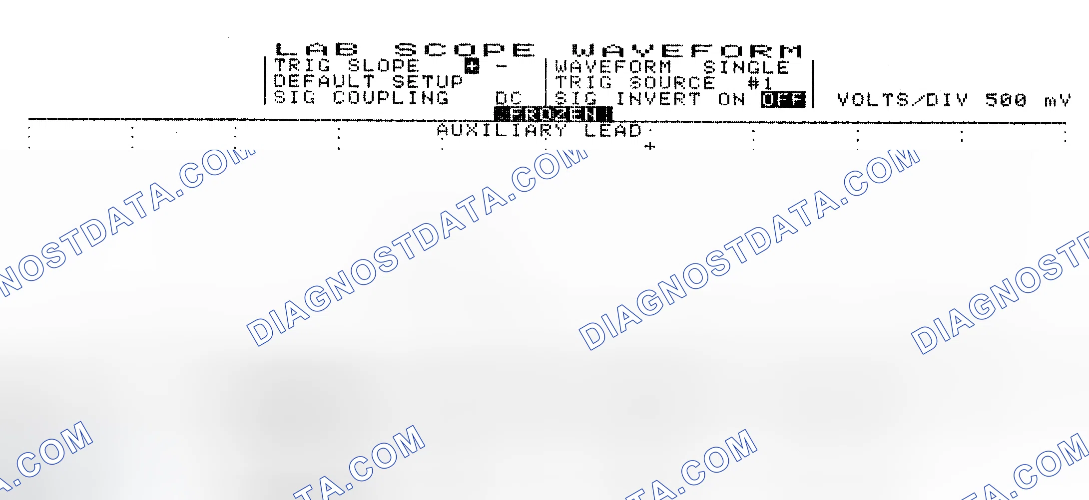 Scheme 10: Single Injector w/Excessive Current Flow - Current Pattern