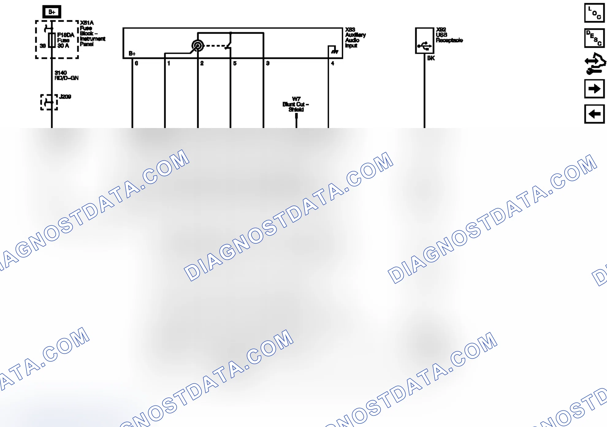 Scheme 5: Auxiliary Inputs (UEW) Wiring Schematics