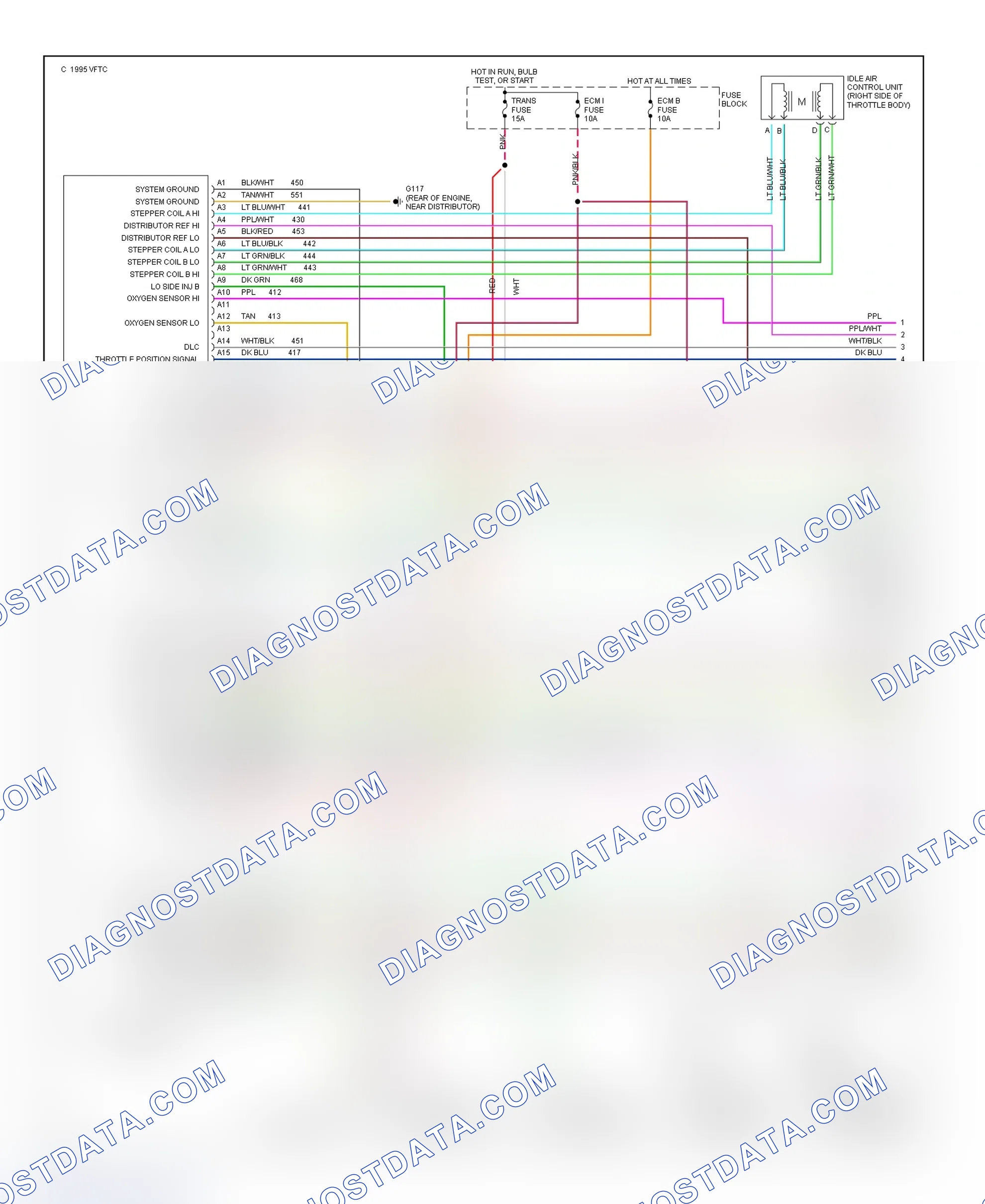 Scheme 320: Wiring Diagram (Van - 4.3L With 4L60-E - 1 Of 3)