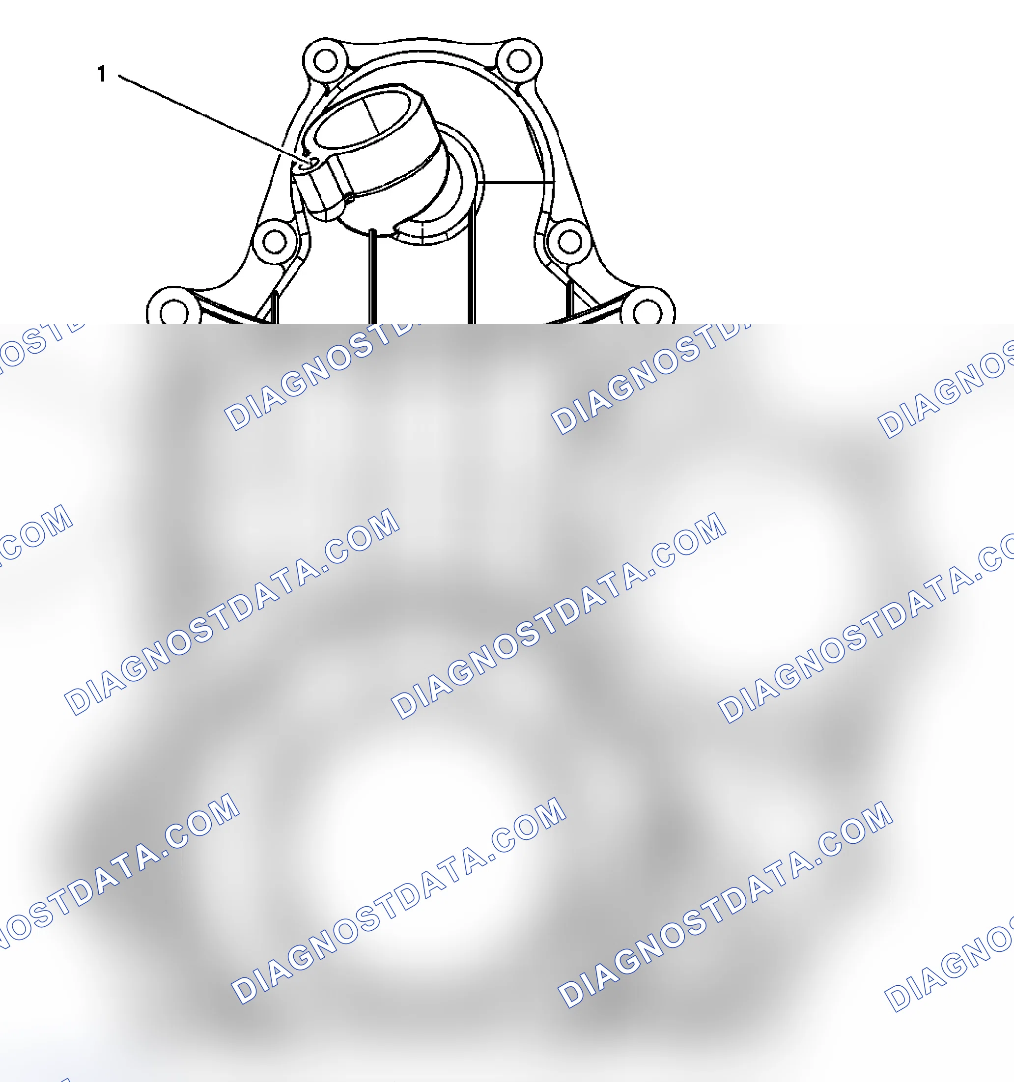 Scheme 425: Engine Front Cover - Front View