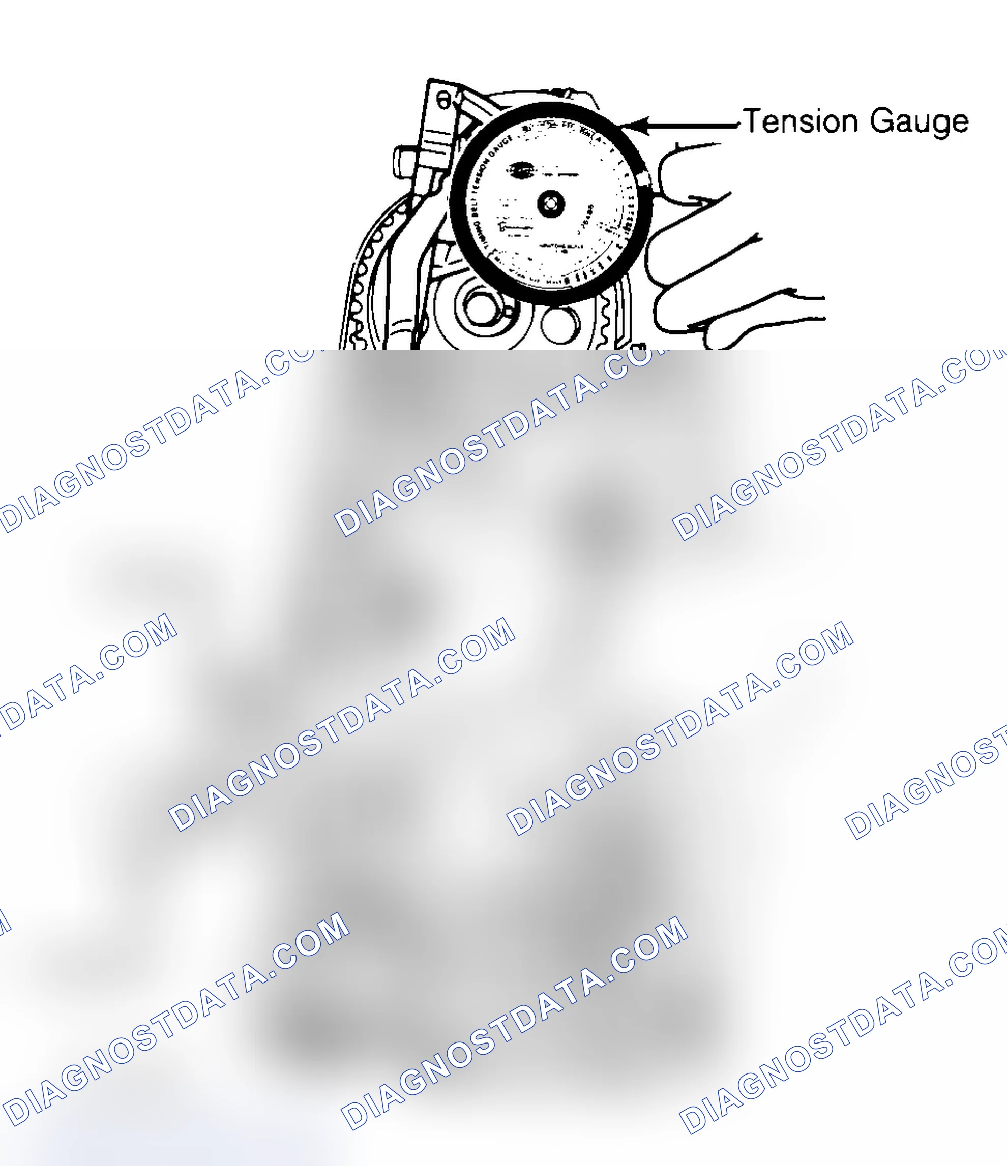Scheme 28: Adjusting Typical Timing Belt Tension