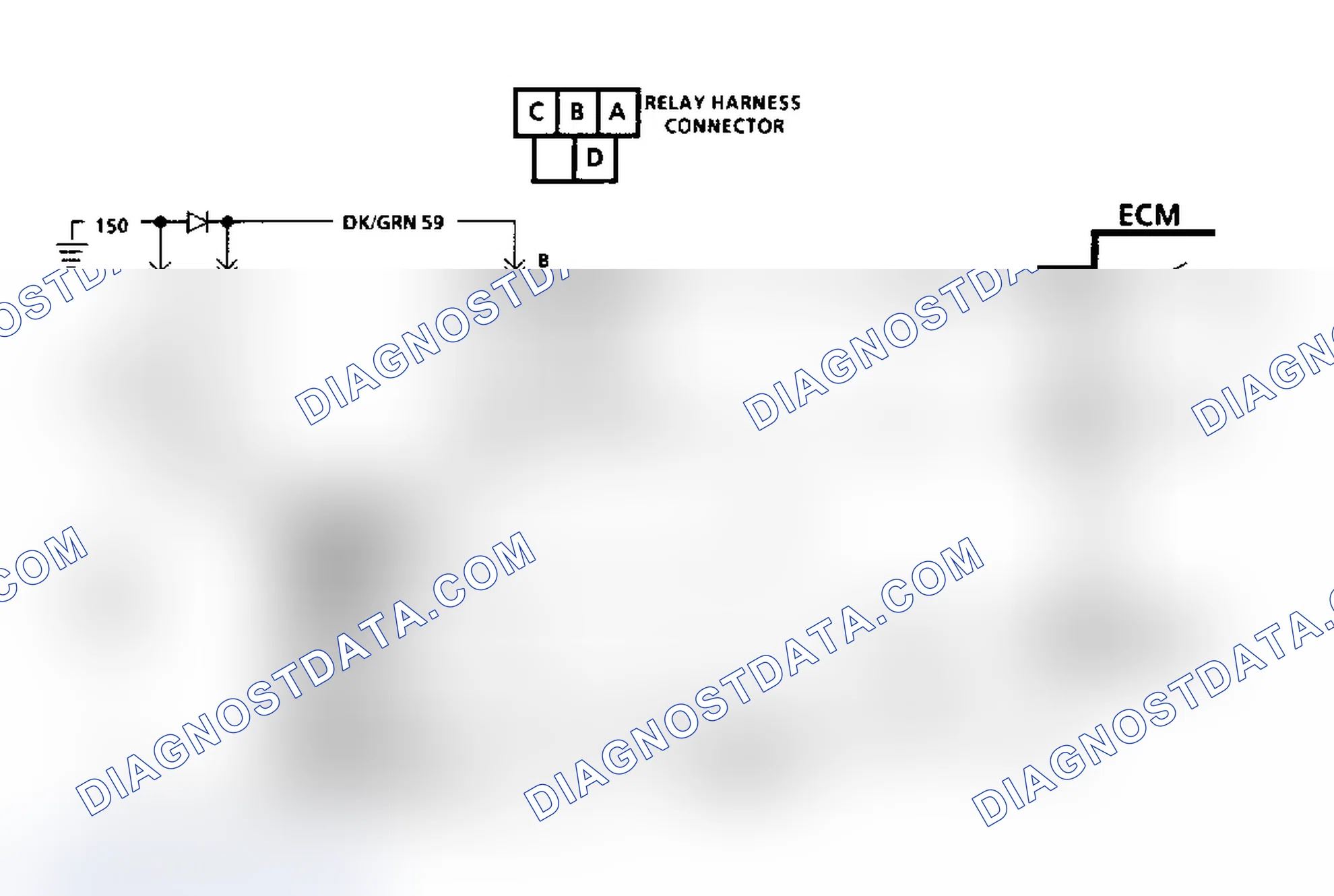 Scheme 498: Chart C10 Schematic: A/C Clutch Control (P Body)