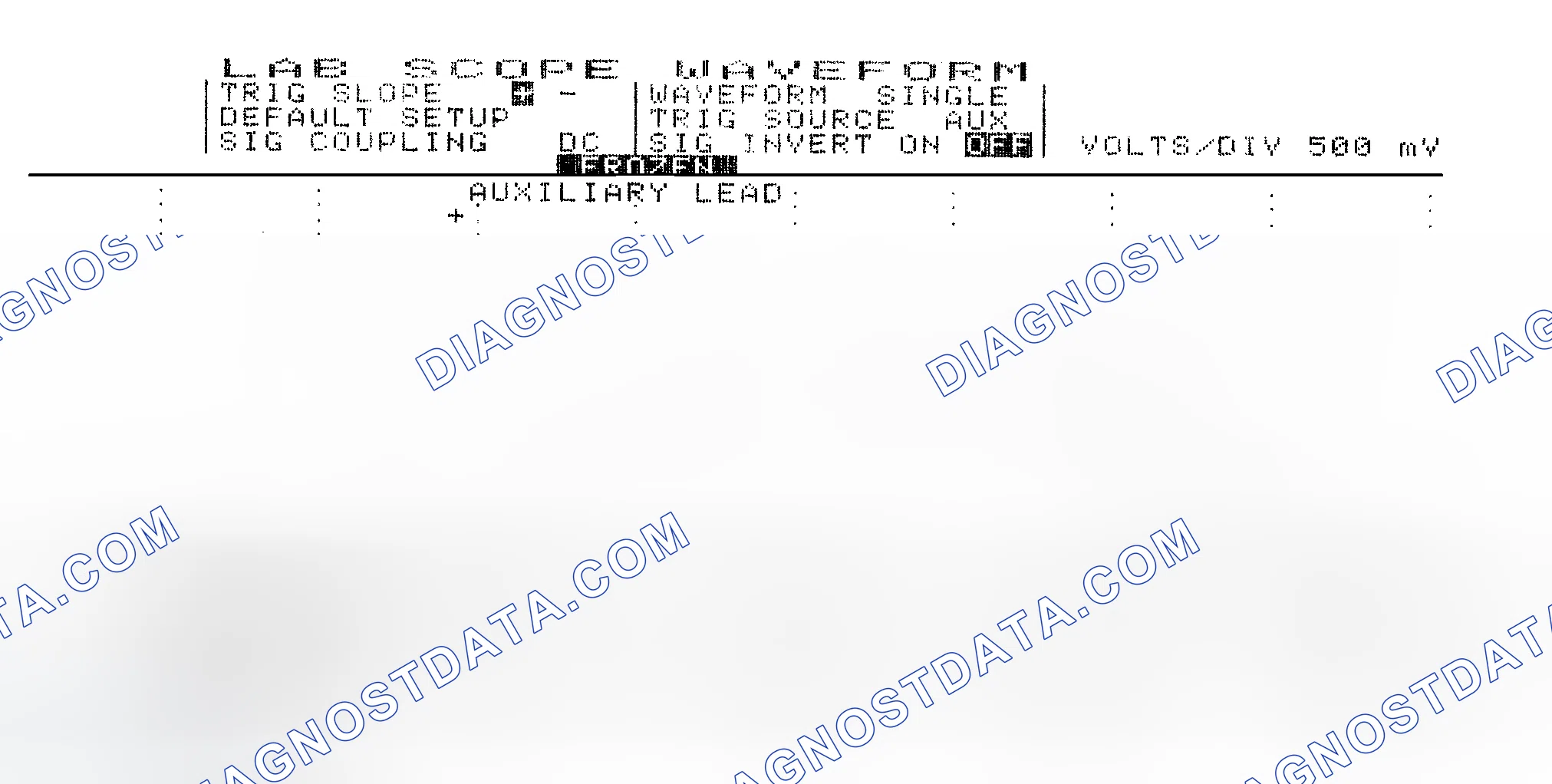 Scheme 14: Single Injector w/Excessive Current Flow - Current Pattern