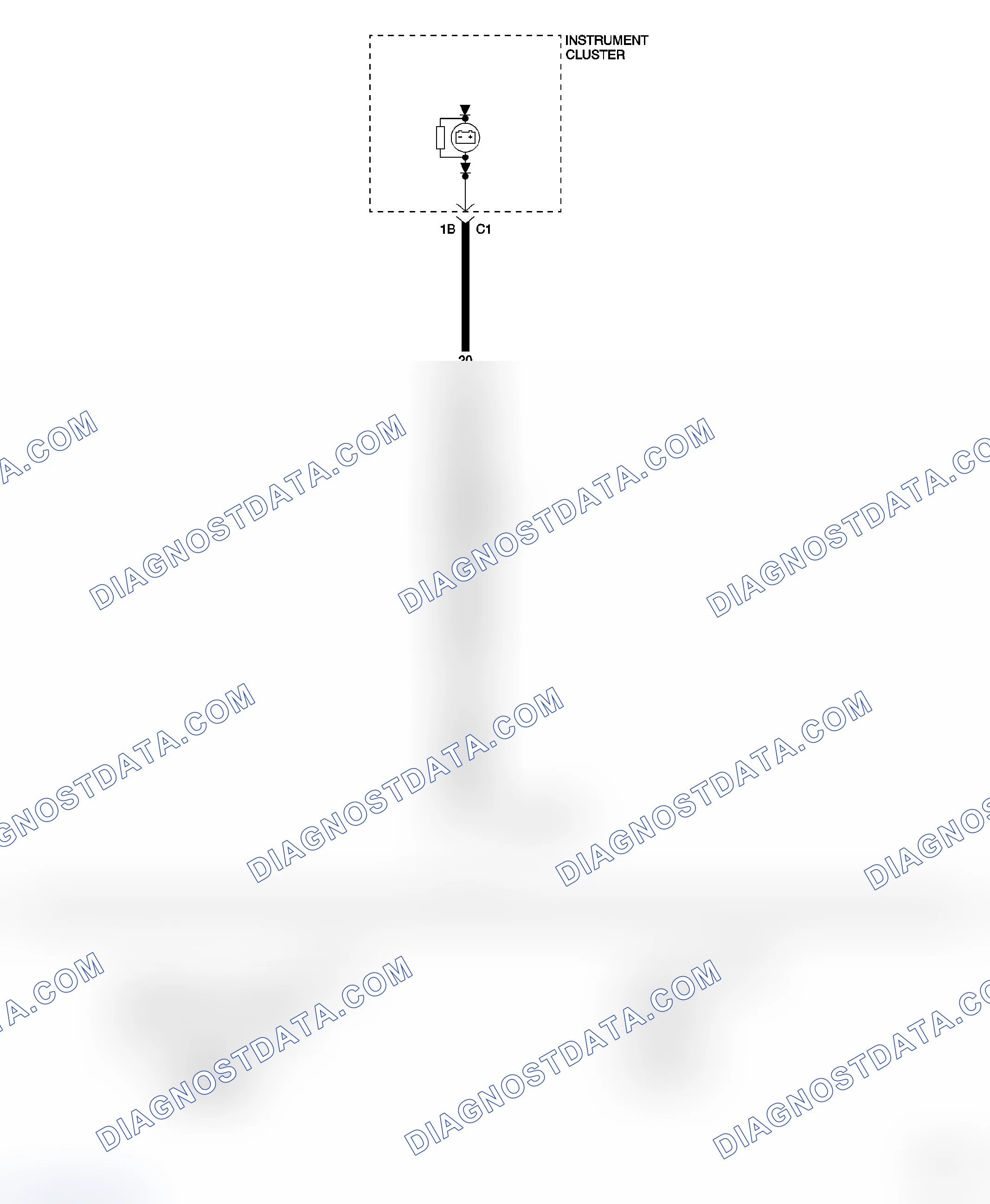 Scheme 564: *BATTERY VOLTAGE INDICATOR INOPERATIVE