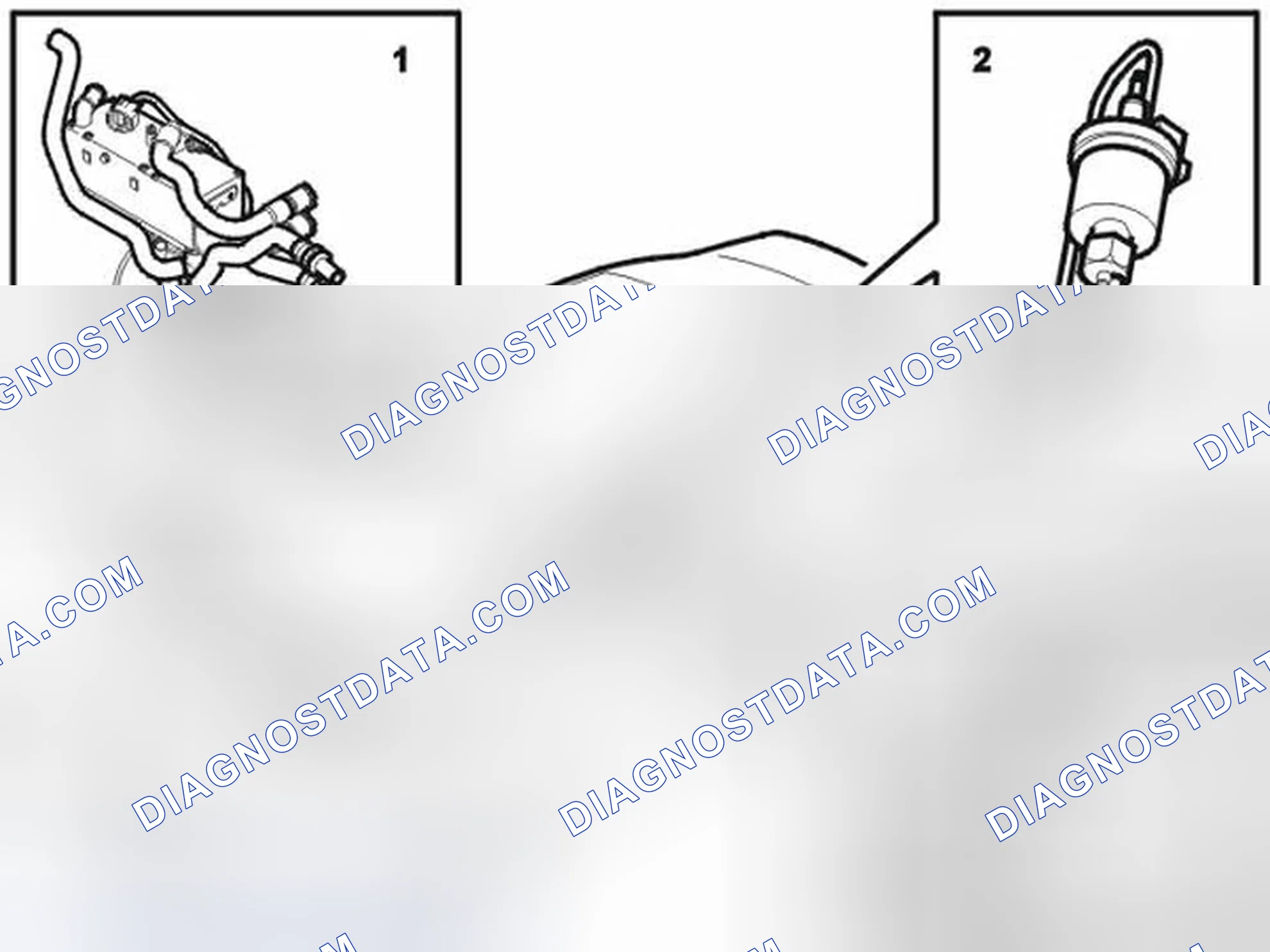 Scheme 136: LOCATION OF ENGINE COOLANT HEATER COMPONENTS
