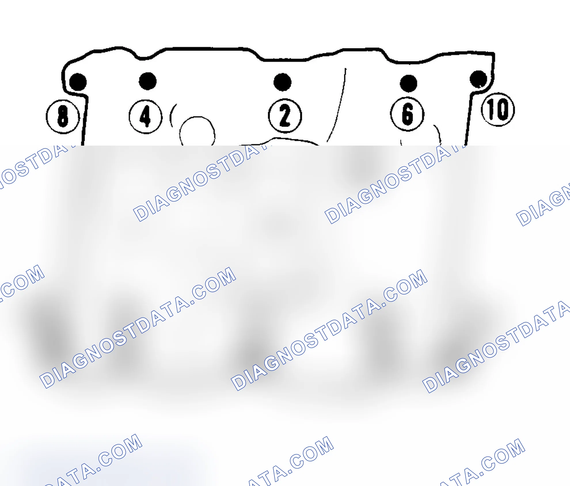 Scheme 1: Intake Manifold Tightening Sequence