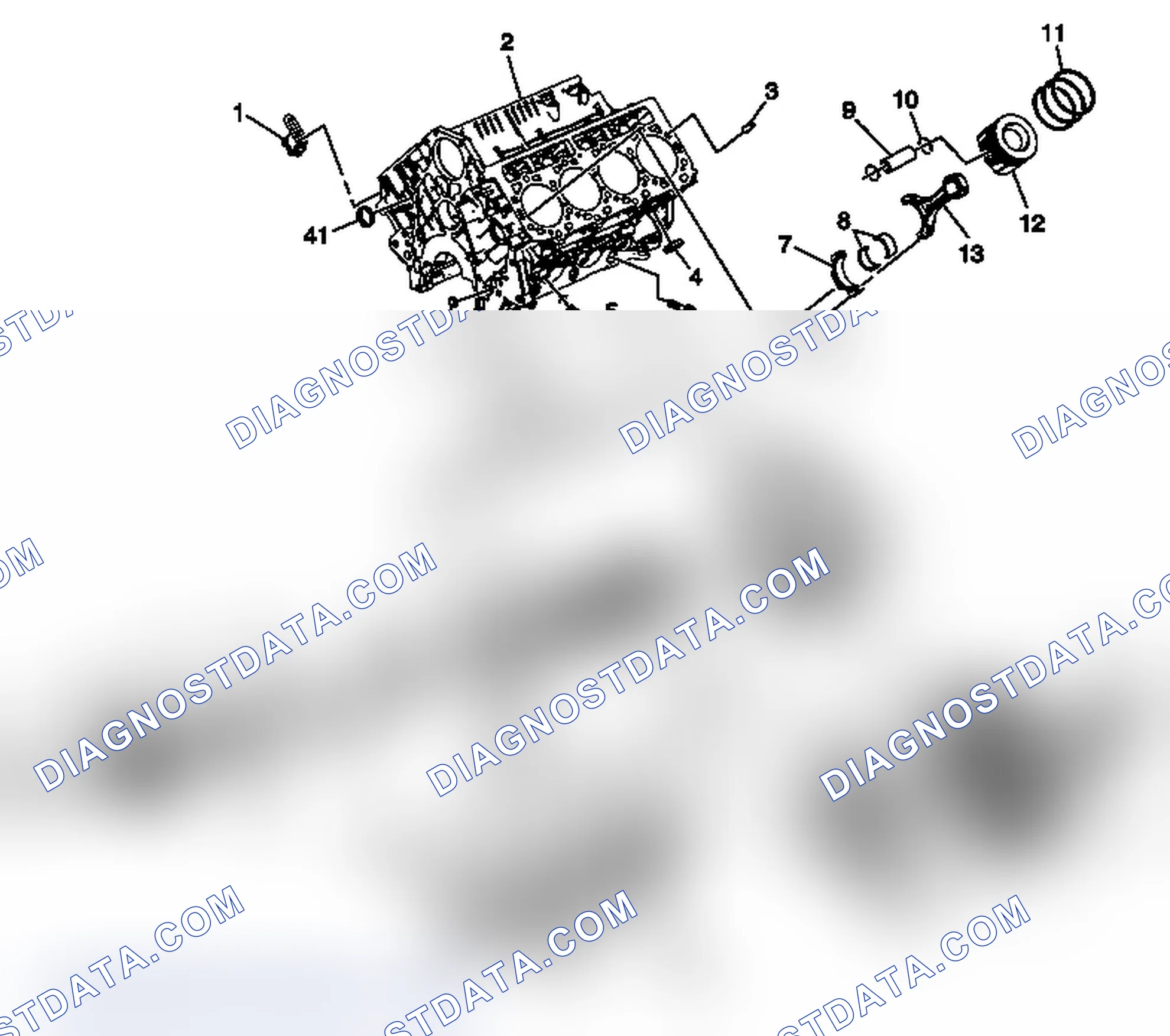 Scheme 40: Engine Block and Components