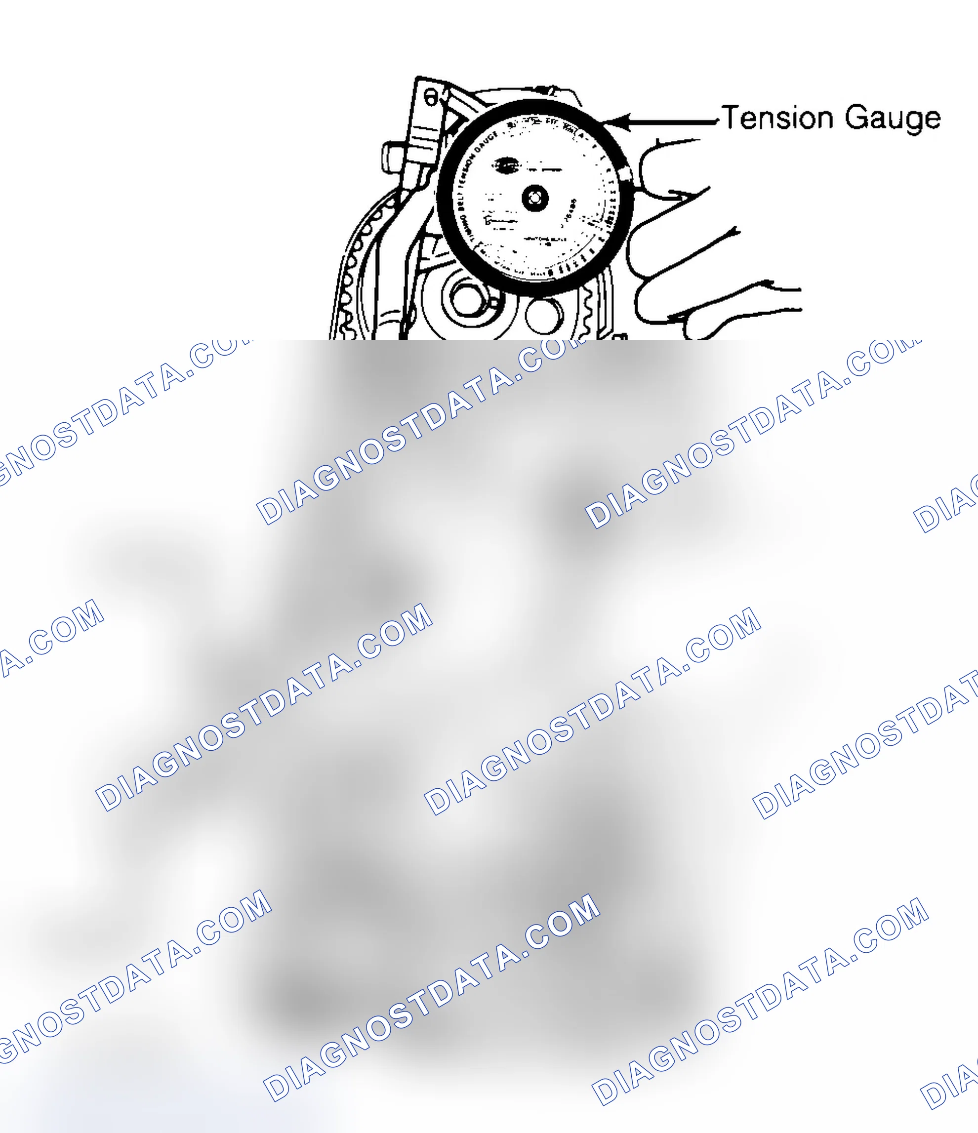 Scheme 28: Adjusting Typical Timing Belt Tension