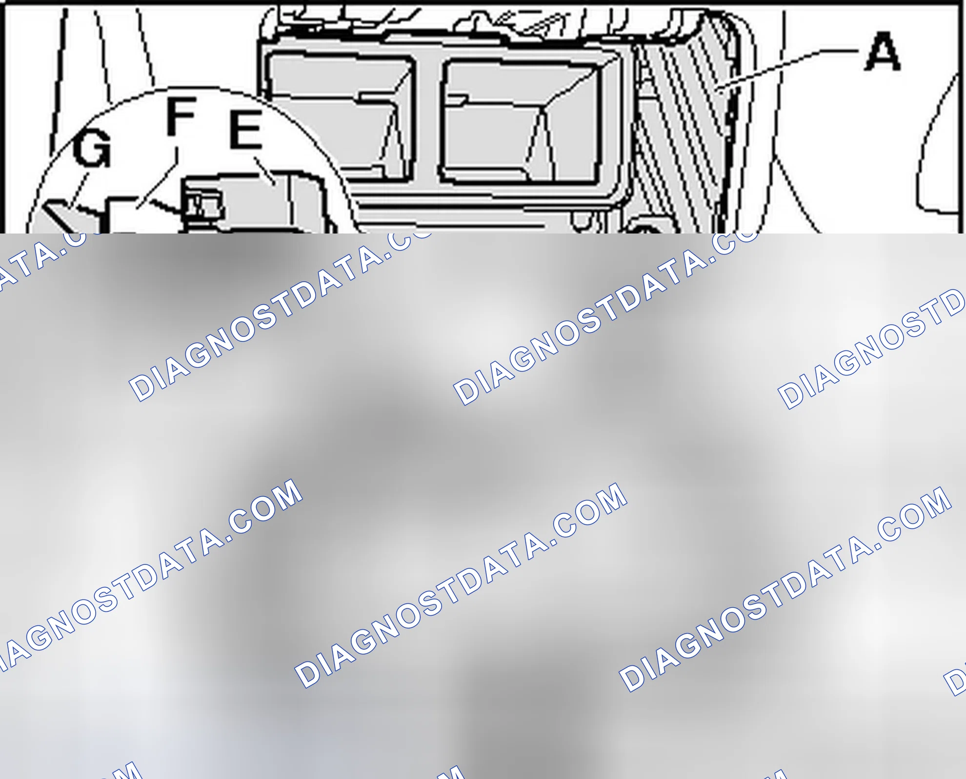 Scheme 116: REAR A/C DISPLAY CONTROL HEAD -E265