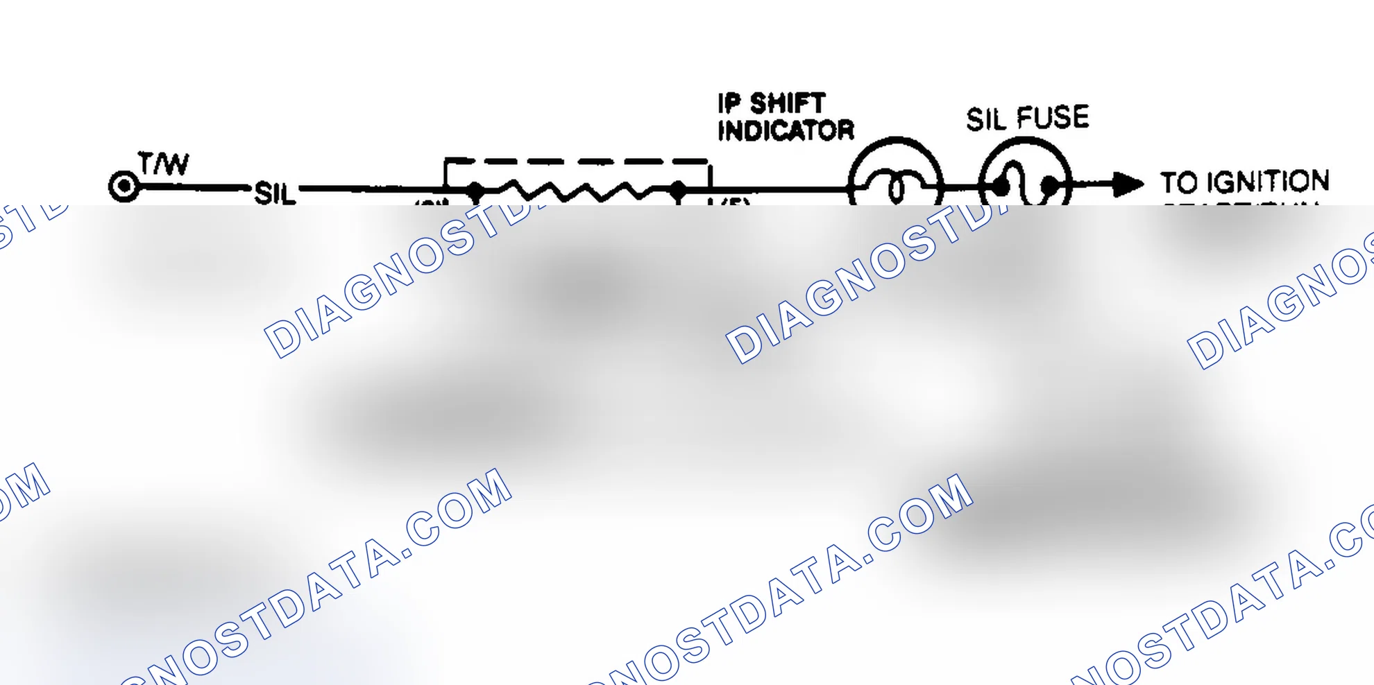 Scheme 73: Shift Indicator Light (SIL) Circuits (2.3L HSC)