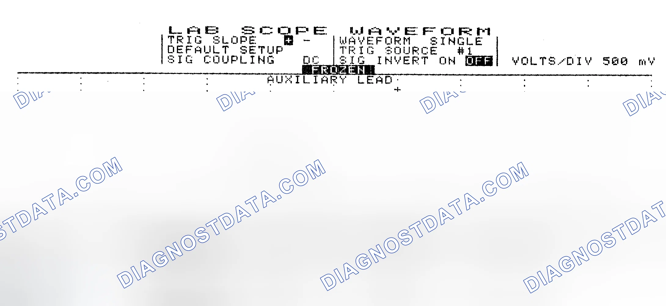 Scheme 10: Single Injector w/Excessive Current Flow - Current Pattern
