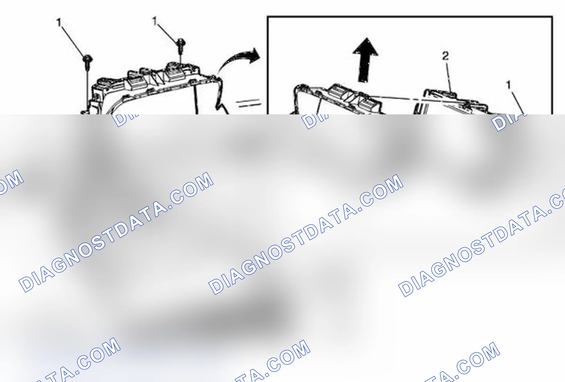 Scheme 109: Instrument Panel Upper Trim Panel Bracket Replacement (UDN)