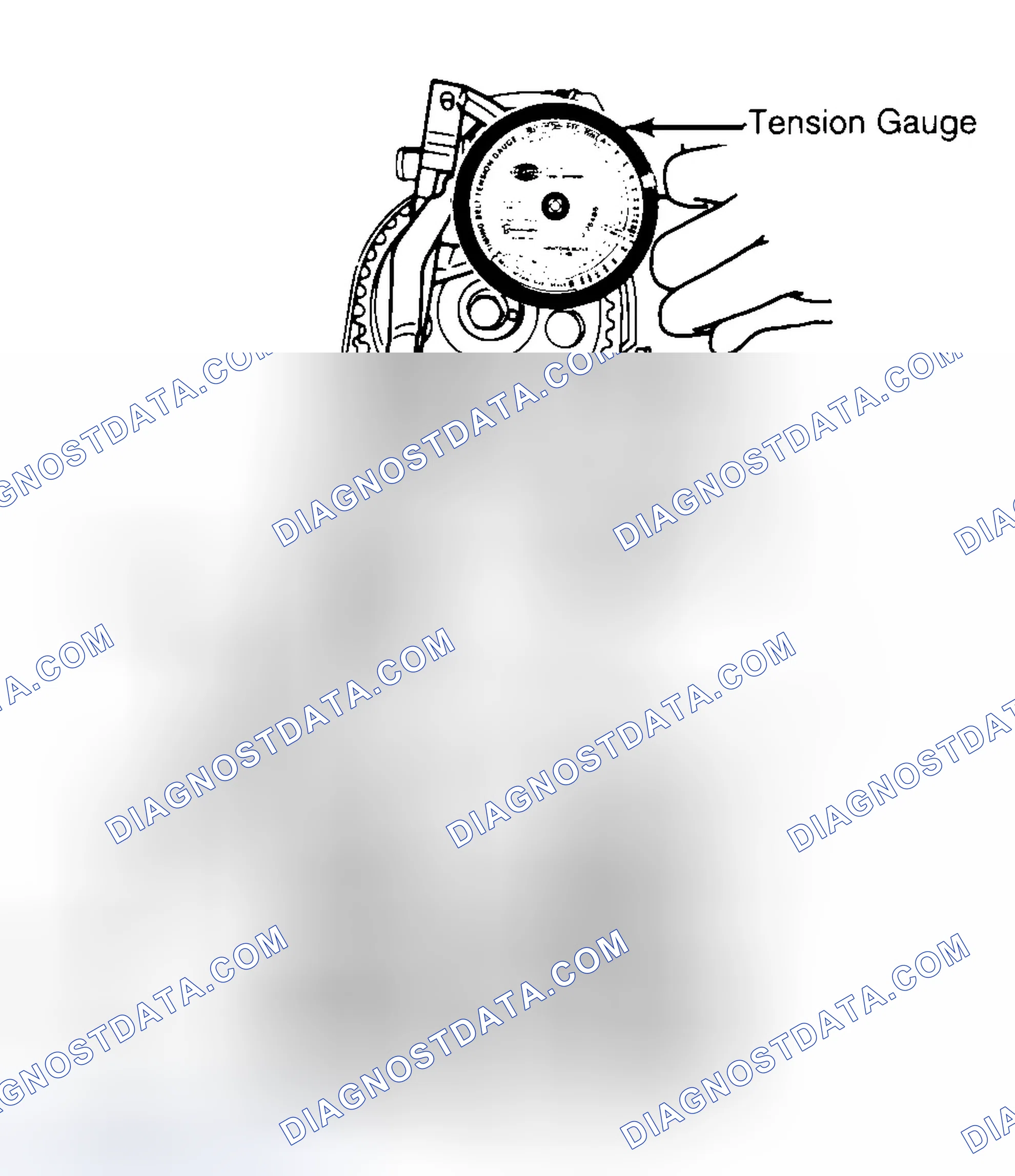 Scheme 3: Adjusting Typical Timing Belt Tension