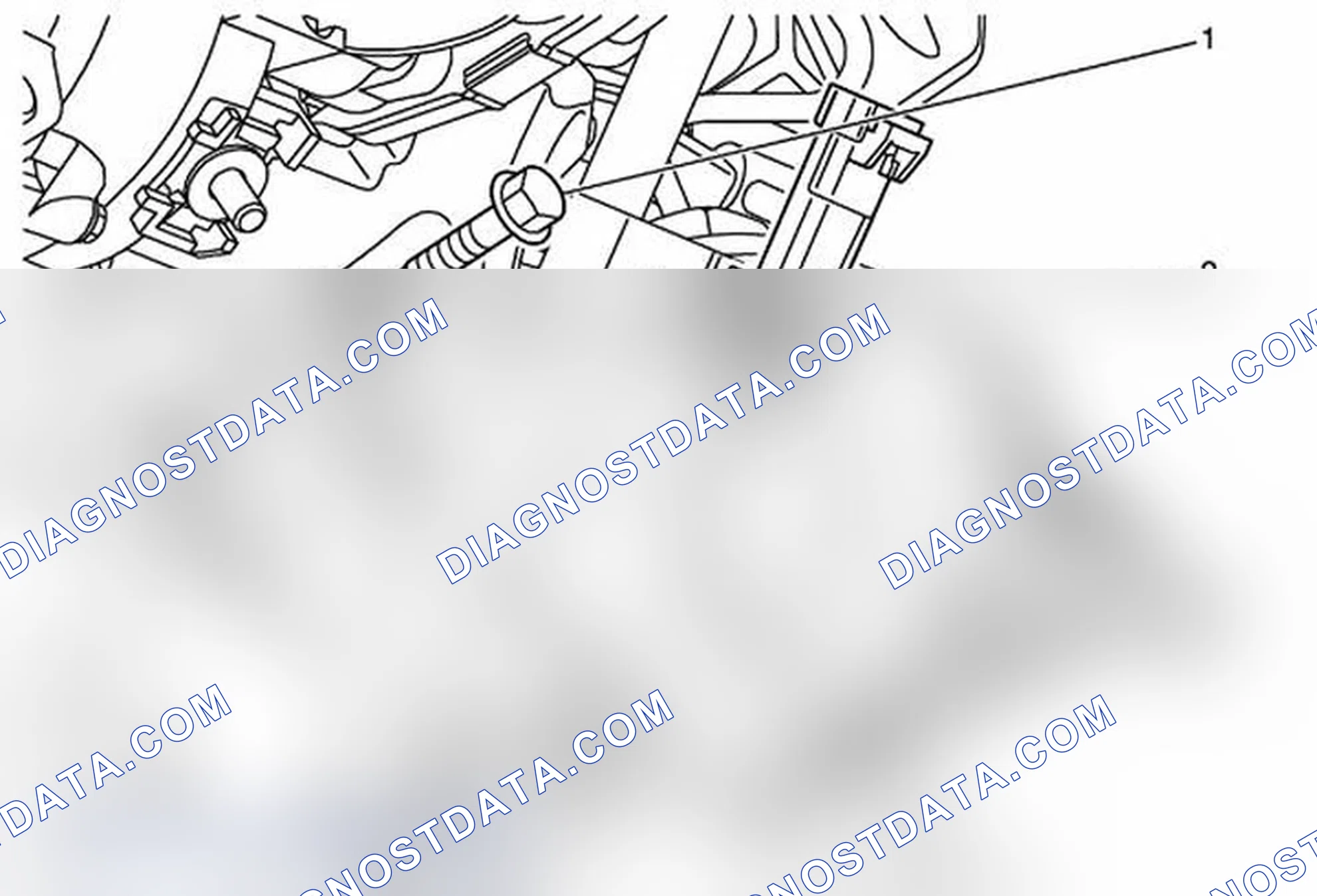 Scheme 105: Knock Sensor Replacement (Left Side)