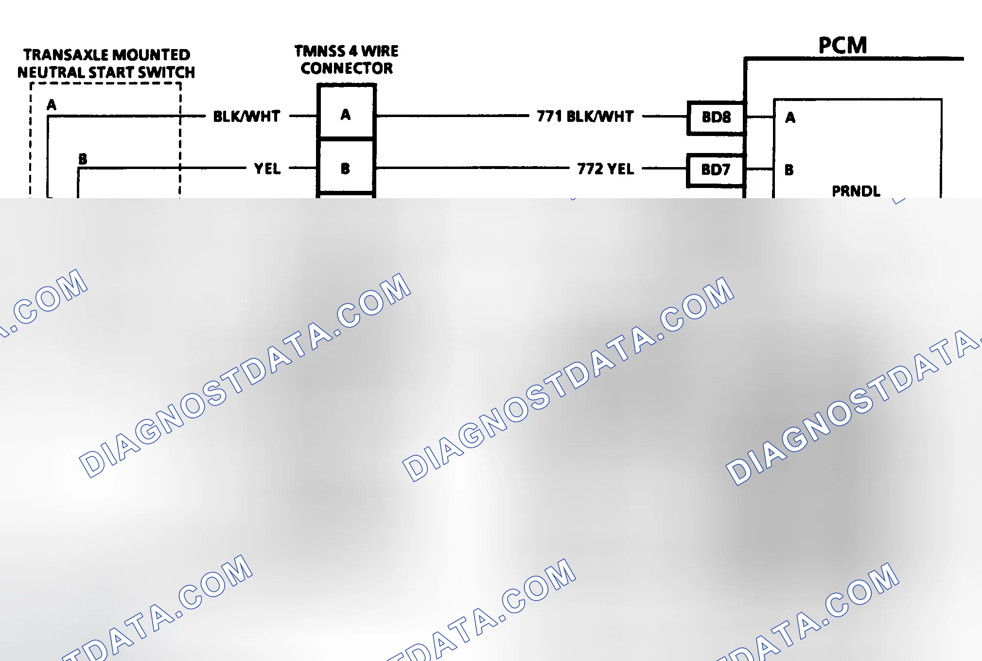 Scheme 404: CODE 31, PARK/NEUTRAL SWITCH CIRCUIT - 3.8L PFI (VIN L)
