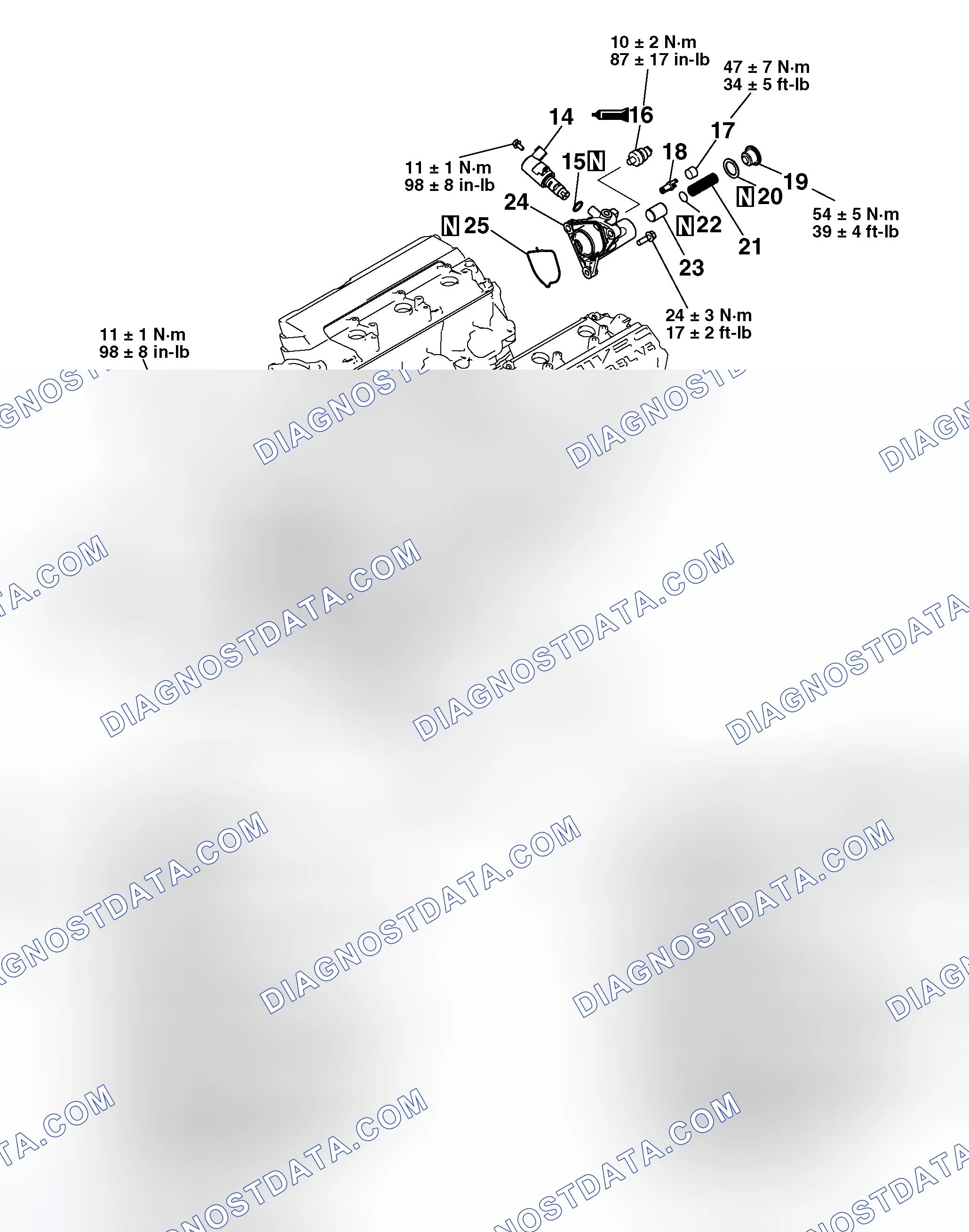 Scheme 604: OIL FEEDER CONTROL VALVE REMOVAL AND INSTALLATION