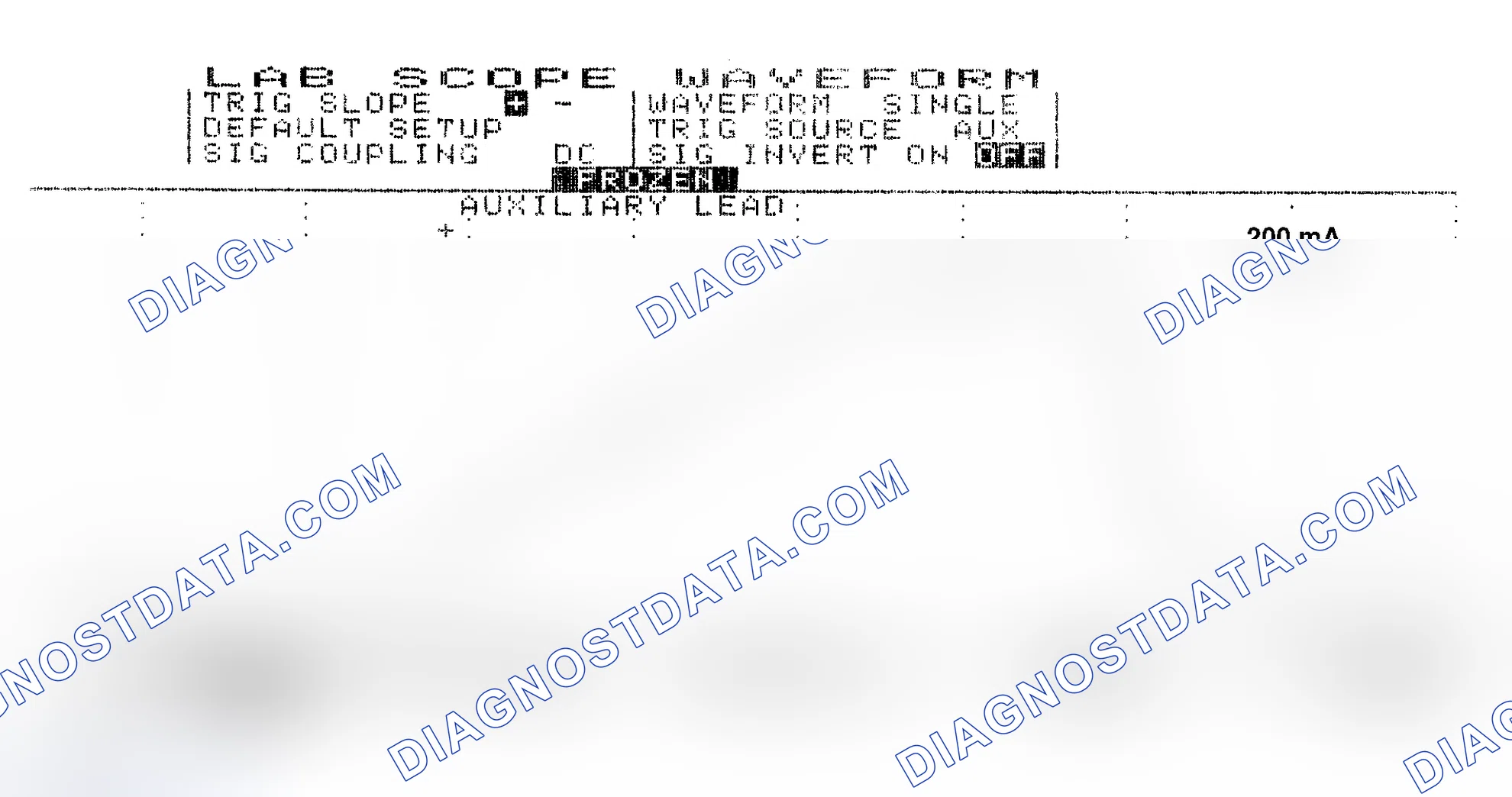 Scheme 13: Single Injector w/Normal Current Flow - Current Pattern
