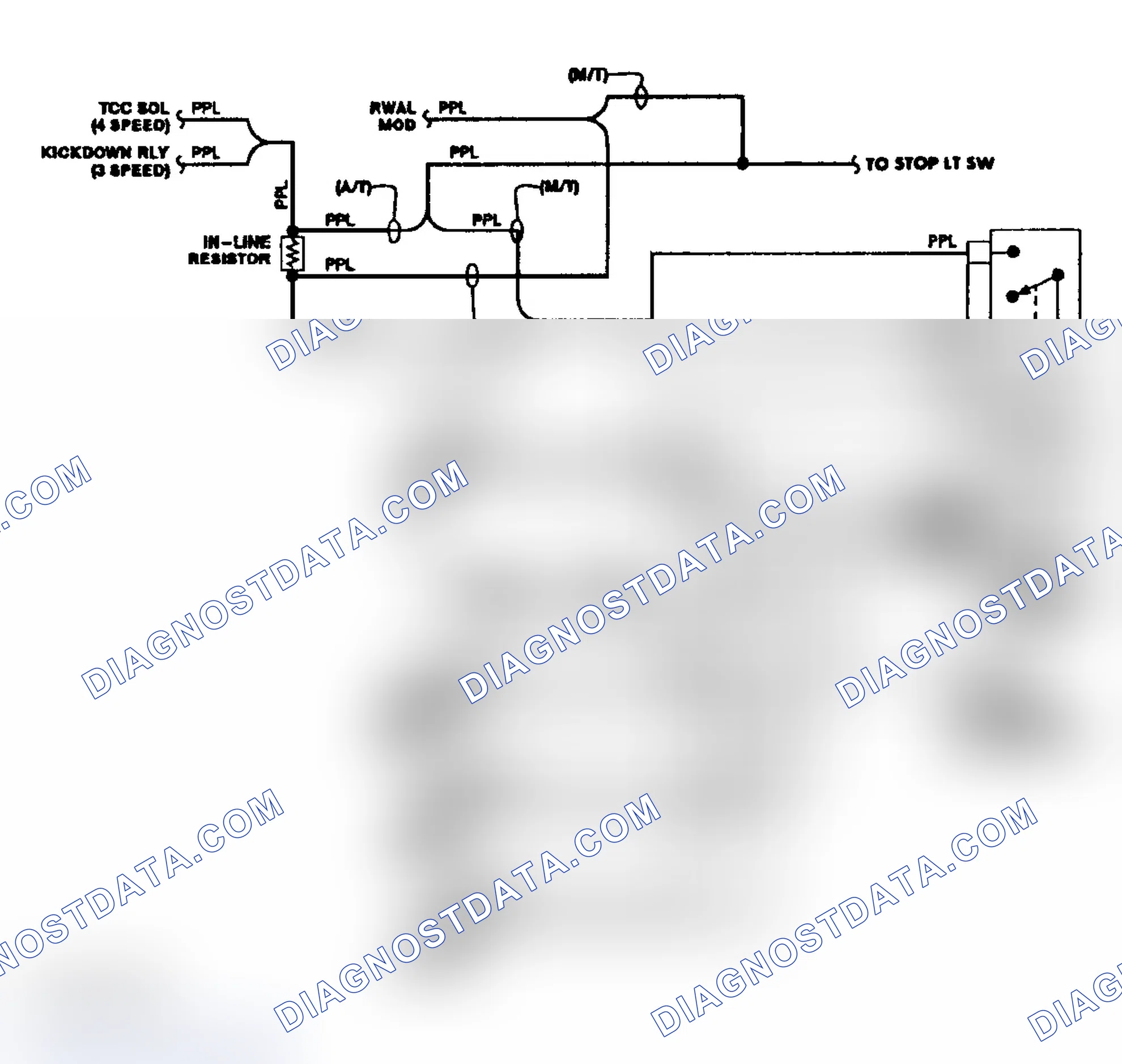 Scheme 3: Transfer Case Circuit (1989)