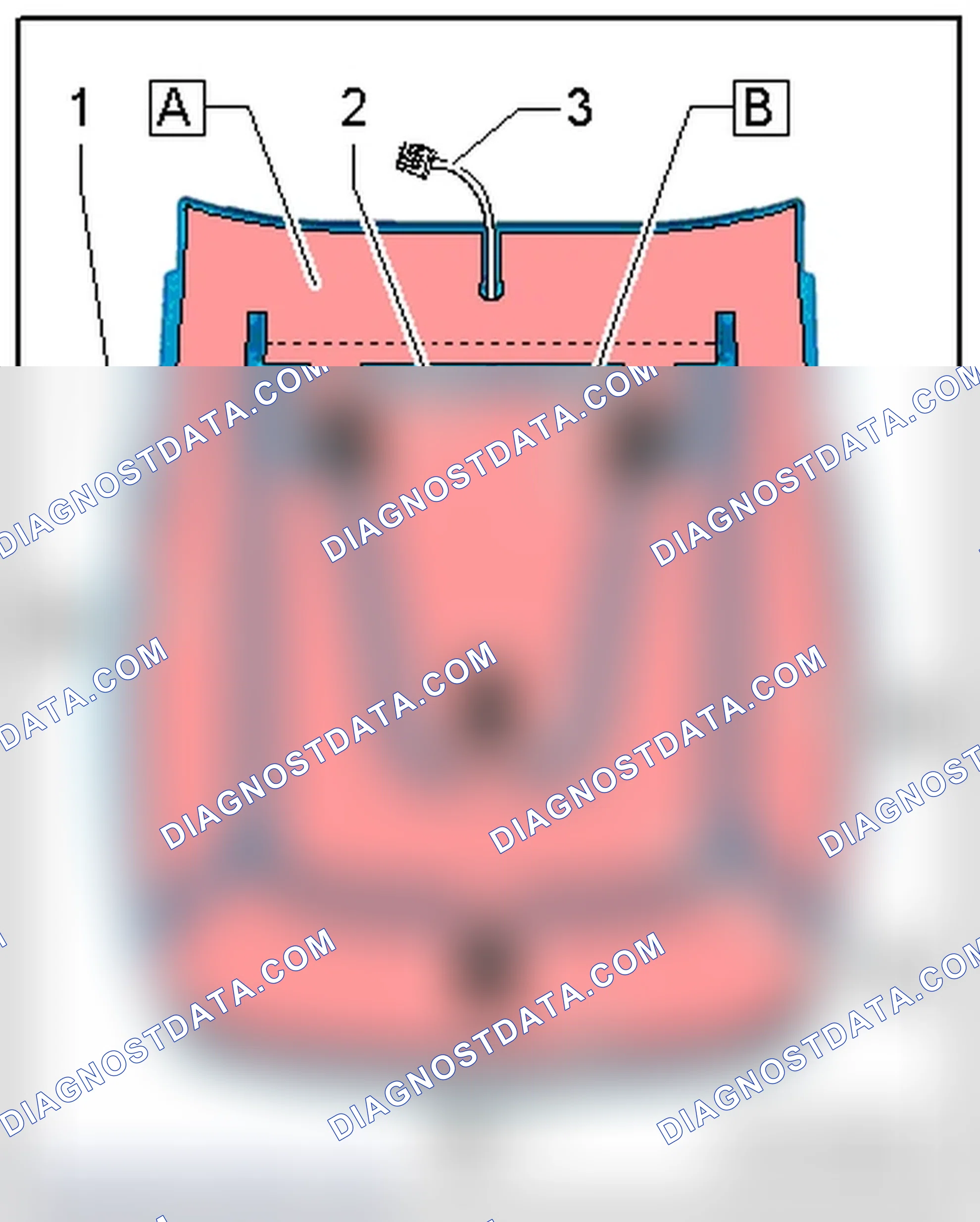 Scheme 694: SEAT HEATING ELEMENT, STANDARD SEAT
